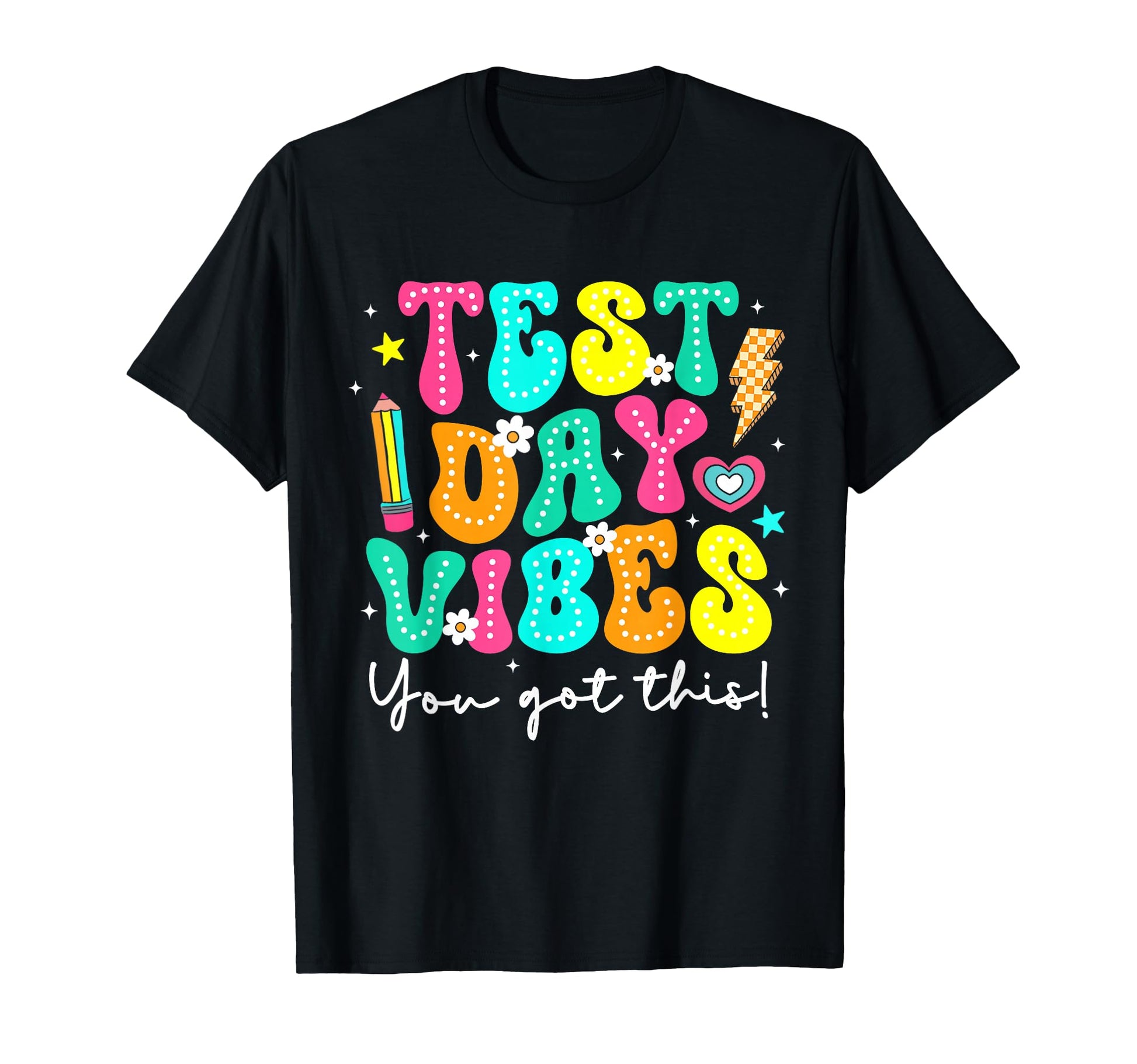 Test Day Vibes State Testing T-Shirt - Minimalist Print Men Women - T-Shirt, Sweatshirt, Hoodie
