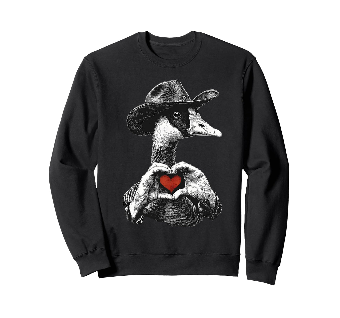 Goose Cowboy Rodeo Cowgirl Western Sweatshirt - Trendy Graphic Men Women - T-Shirt, Sweatshirt, Hoodie