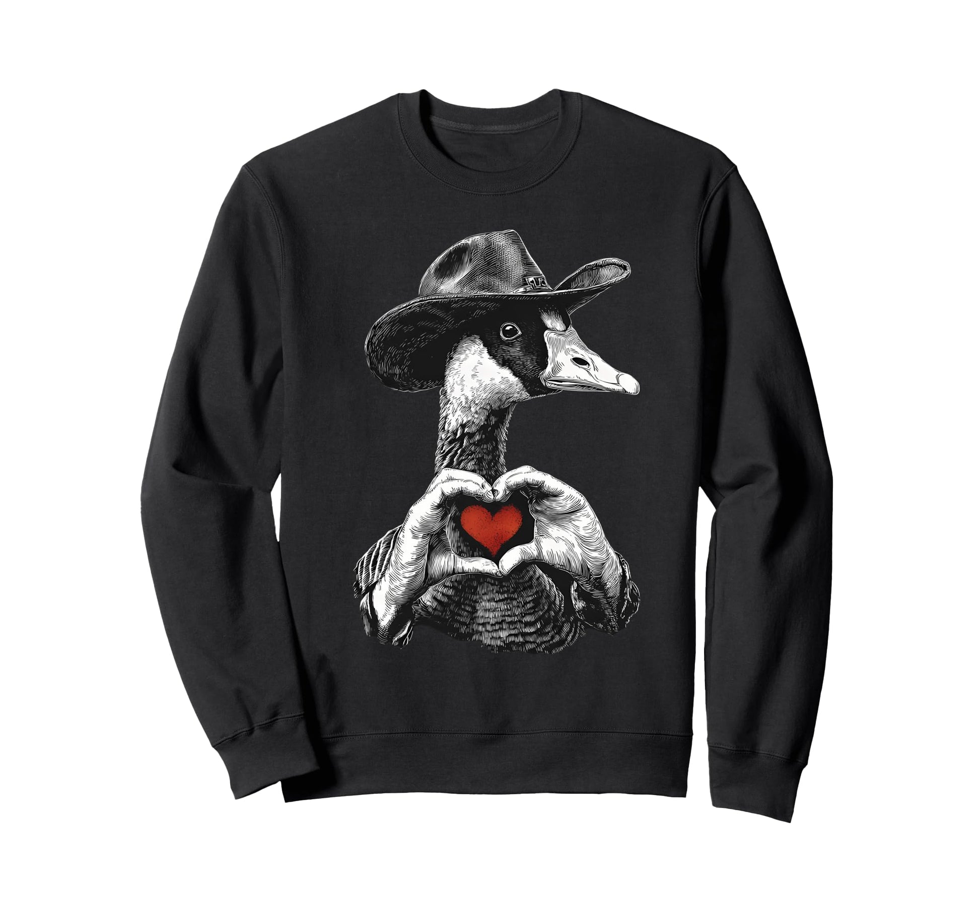 Goose Cowboy Rodeo Cowgirl Western Sweatshirt - Trendy Graphic Men Women - T-Shirt, Sweatshirt, Hoodie