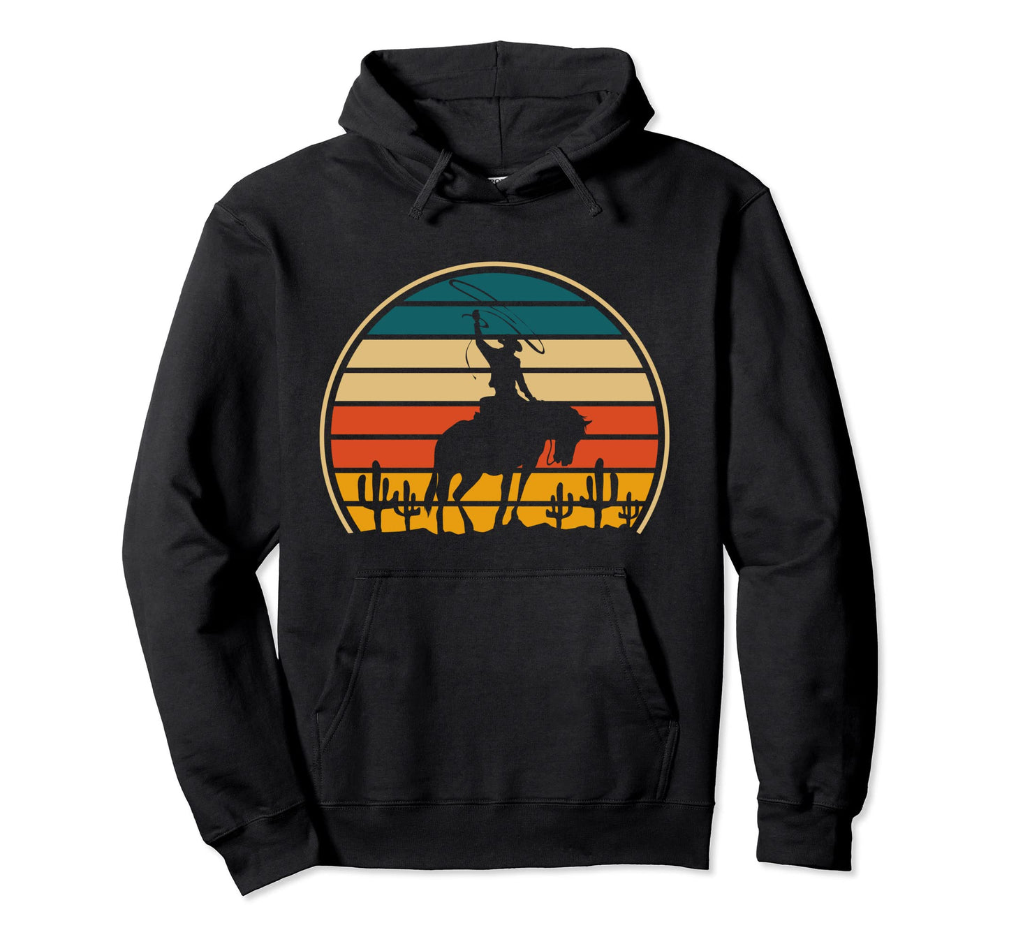 Country Western Rodeo Horseback Riding Hoodie - Trendy Graphic for Adults - T-Shirt, Sweatshirt, Hoodie