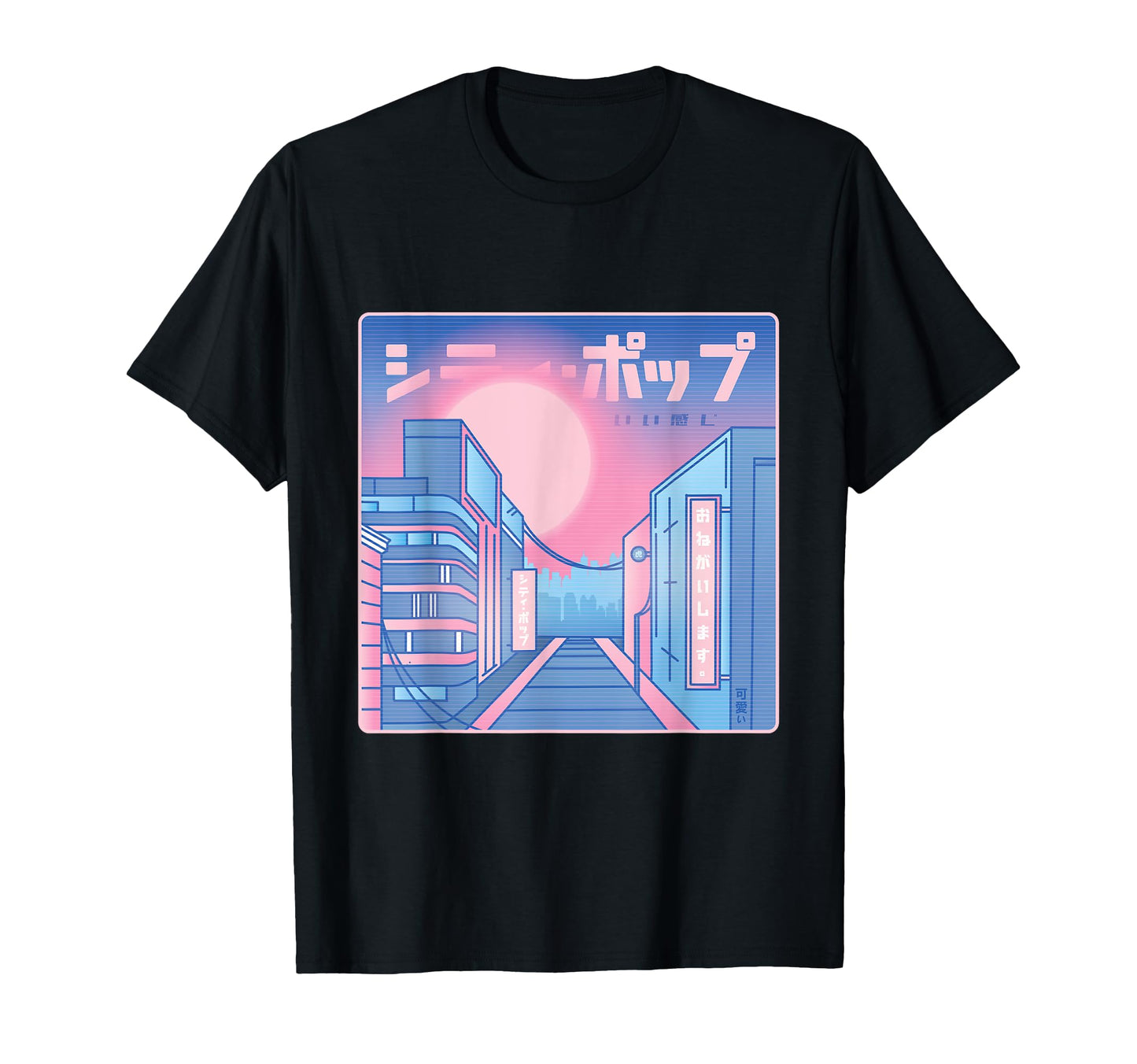 Vaporwave Aesthetic 90S Grunge Kawaii T-Shirt - Minimalist Print Men Women - T-Shirt, Sweatshirt, Hoodie