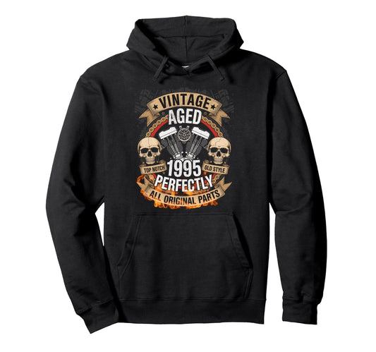 31Th Birthday 1995 31 Years Old Biker Hoodie - Unique Graphic Unisex - T-Shirt, Sweatshirt, Hoodie