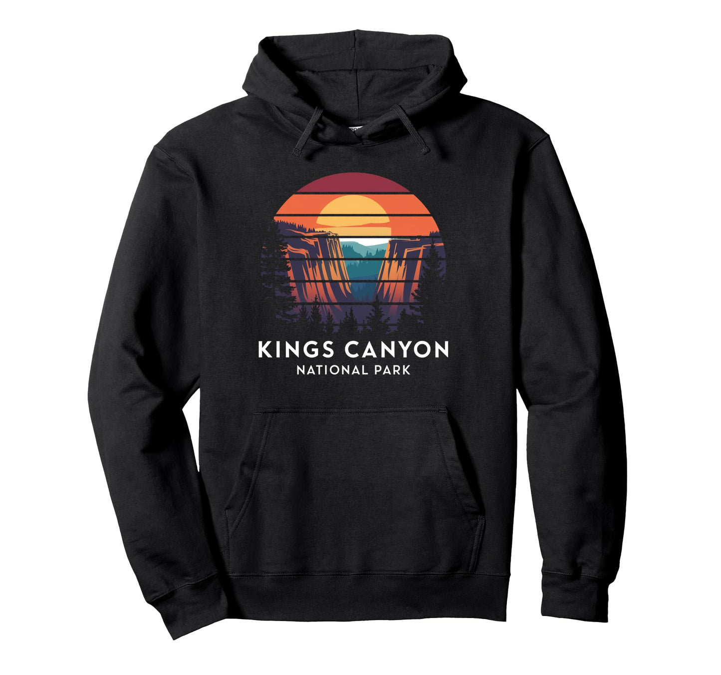 Kings Canyon National Park California Hoodie - Graphic Print Unisex - T-Shirt, Sweatshirt, Hoodie
