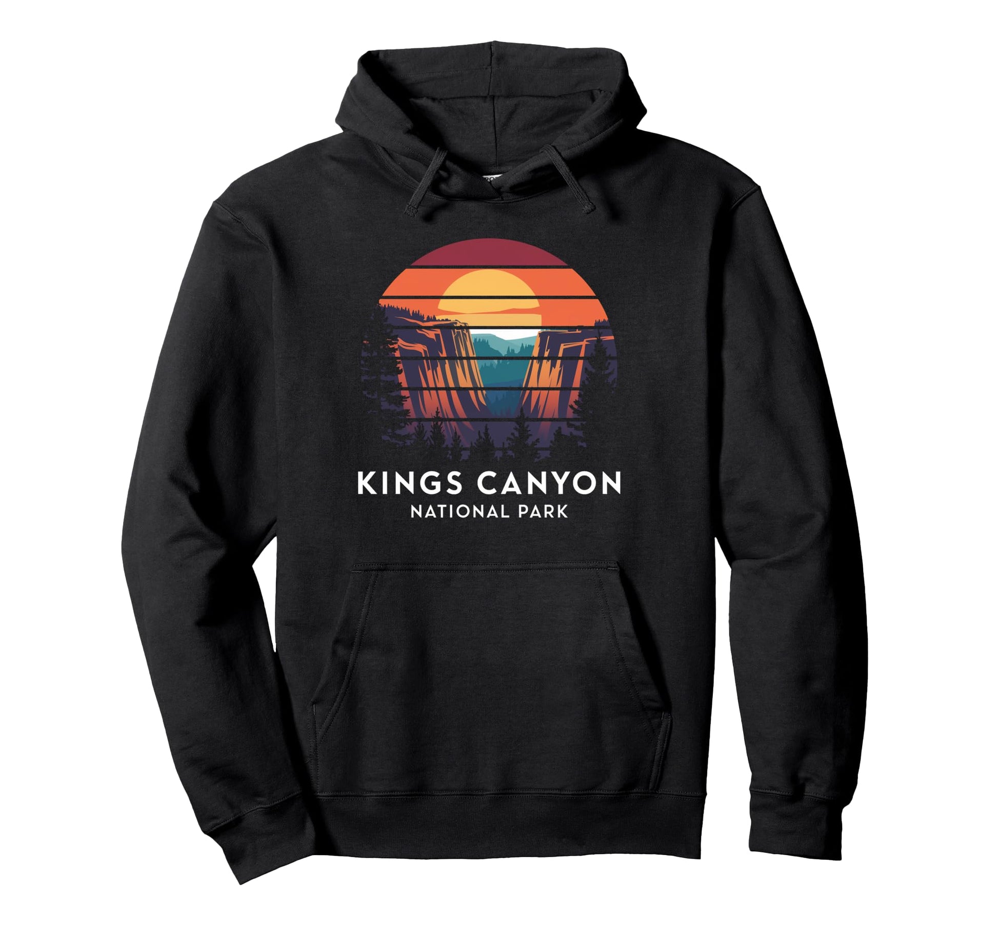 Kings Canyon National Park California Hoodie - Graphic Print Unisex - T-Shirt, Sweatshirt, Hoodie