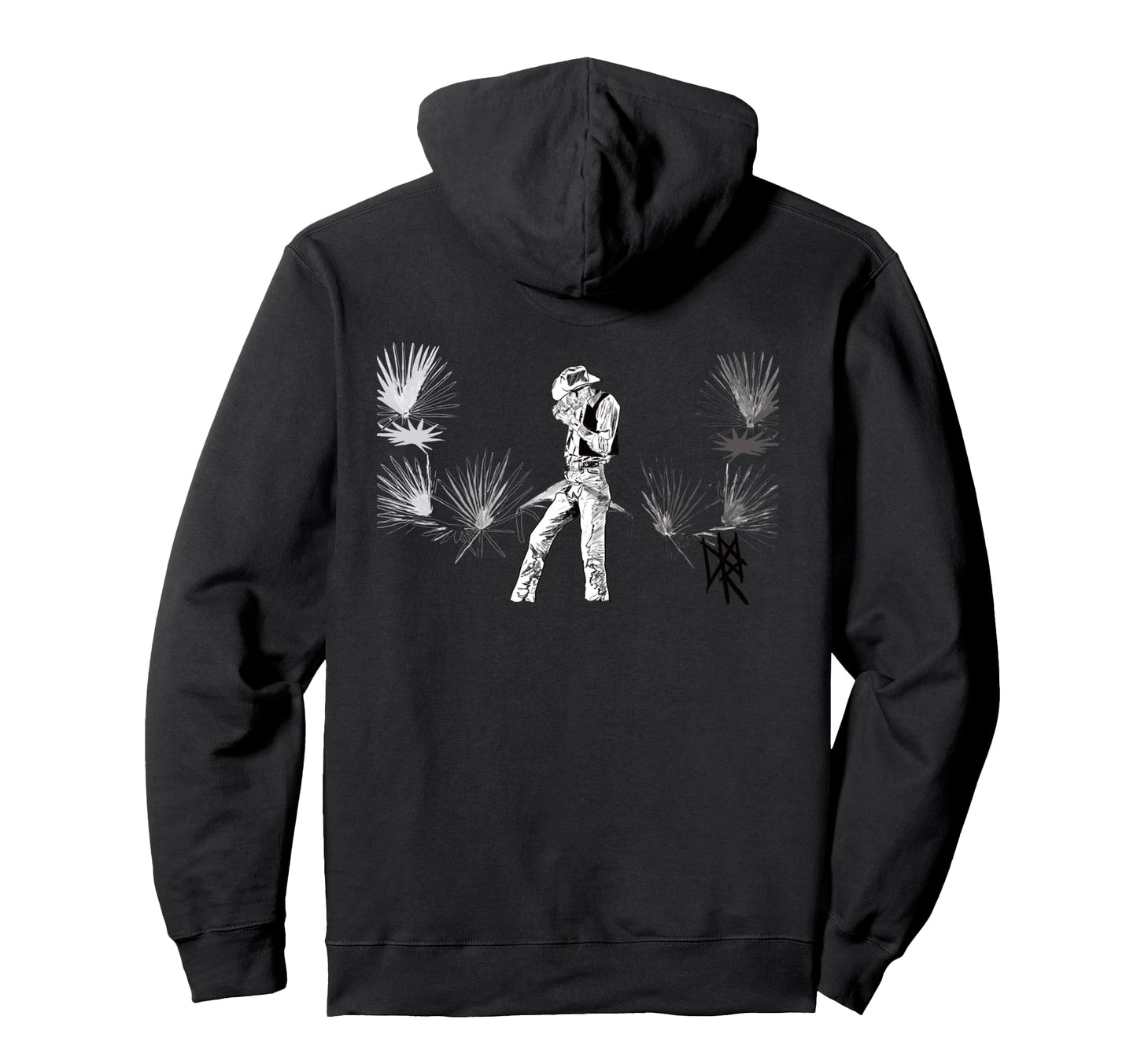 Western Rodeo Cowboy Art Hoodie - Aesthetic Graphic Men Women - T-Shirt, Sweatshirt, Hoodie