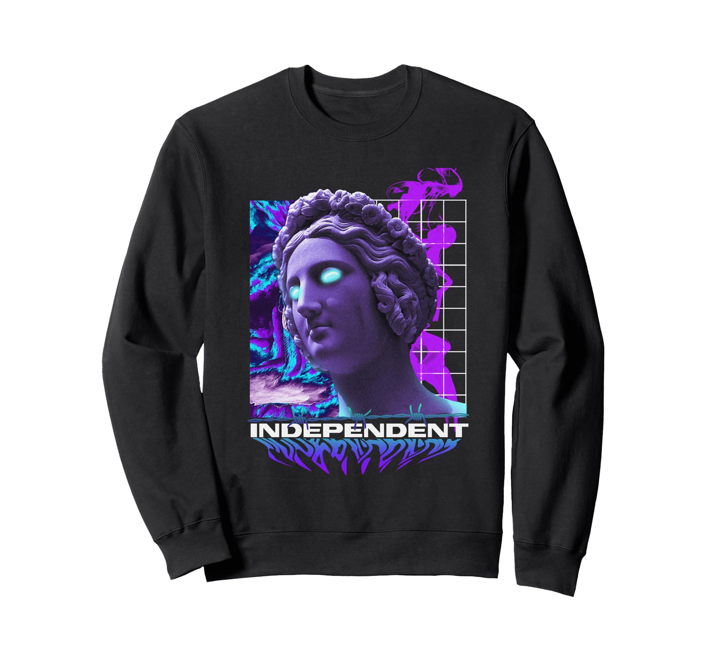 Independent Sculpture Greek Aesthetic Sweatshirt - Custom Art Print Unisex - T-Shirt, Sweatshirt, Hoodie