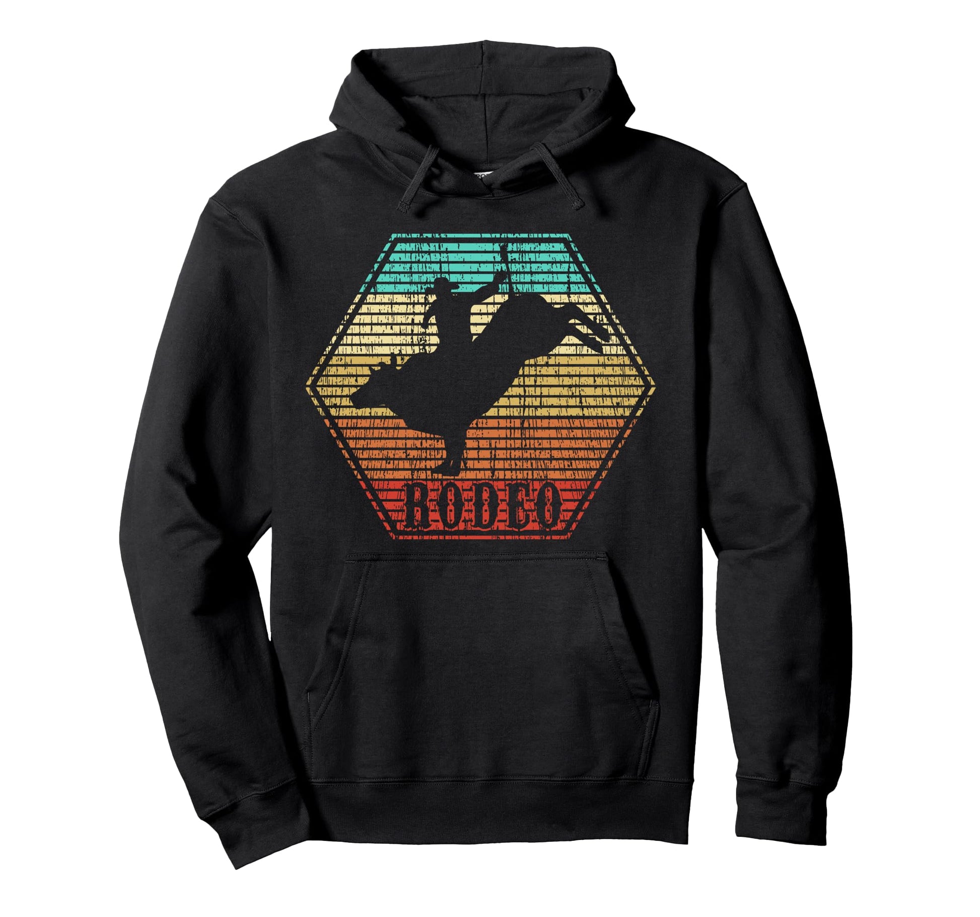 Rodeo Bull Riding Cowboy Hoodie - Streetwear Style Unisex - T-Shirt, Sweatshirt, Hoodie