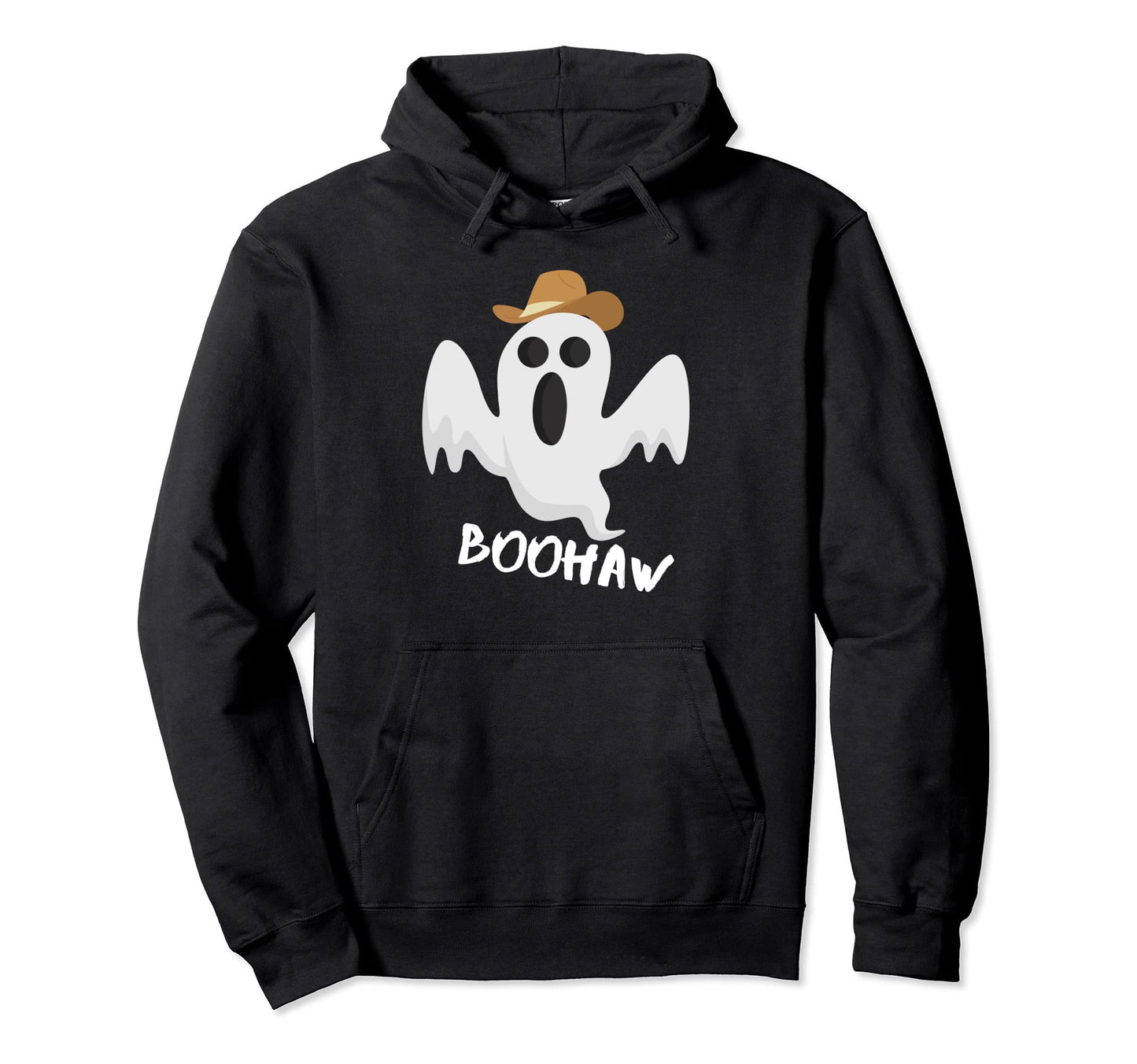 Cowboy Cowgirl Boohaw Western Ghost Hoodie - Novelty Apparel for Adults - T-Shirt, Sweatshirt, Hoodie