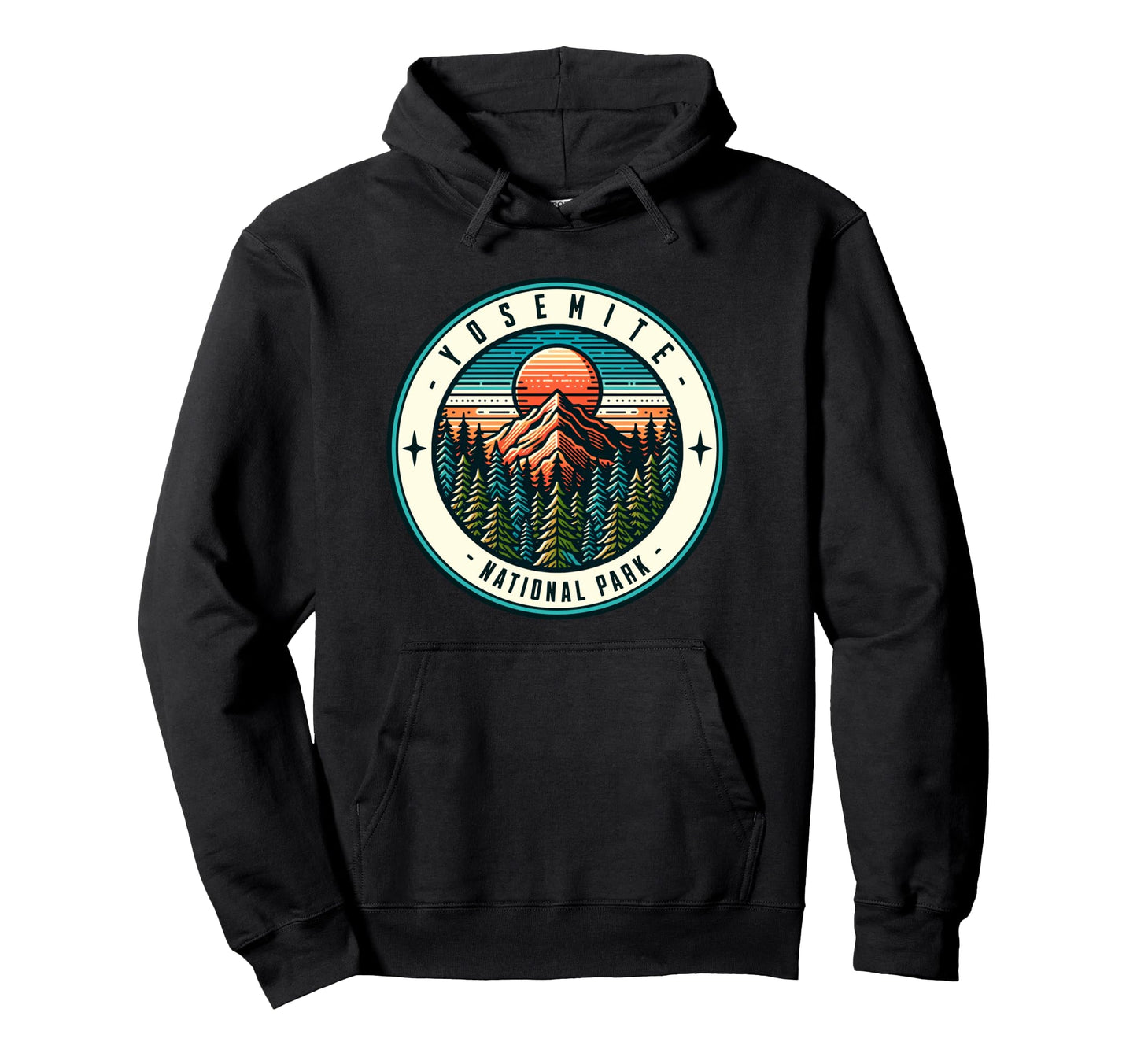 National Park Yosemite California Hoodie - Novelty Apparel for Adults - T-Shirt, Sweatshirt, Hoodie