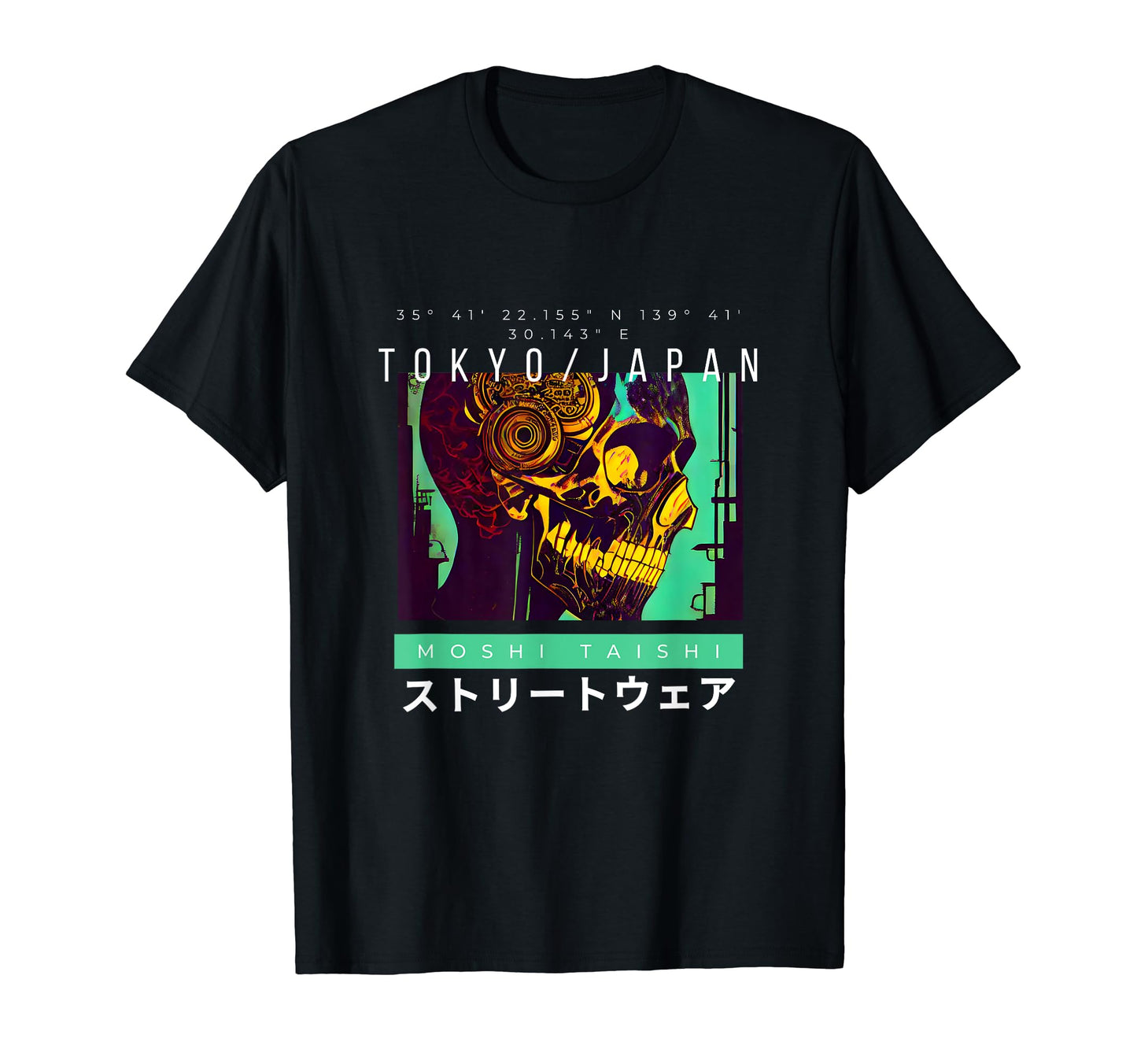 Japanese Streetwear Vaporwave Otaku T-Shirt - Graphic Print for Adults - T-Shirt, Sweatshirt, Hoodie