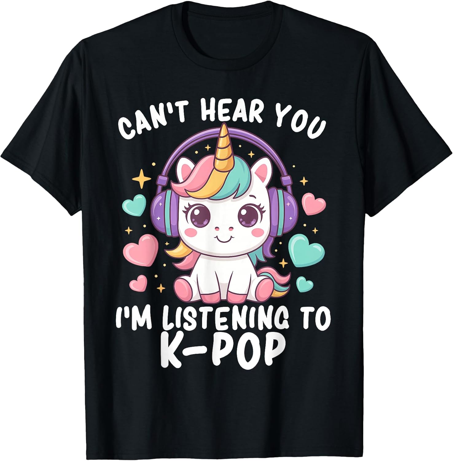 Unicorn K-pop Music Lover Men Women Teen Girl - Adult & Kids T-Shirts, Sweatshirts & Hoodies apparel design preview 1