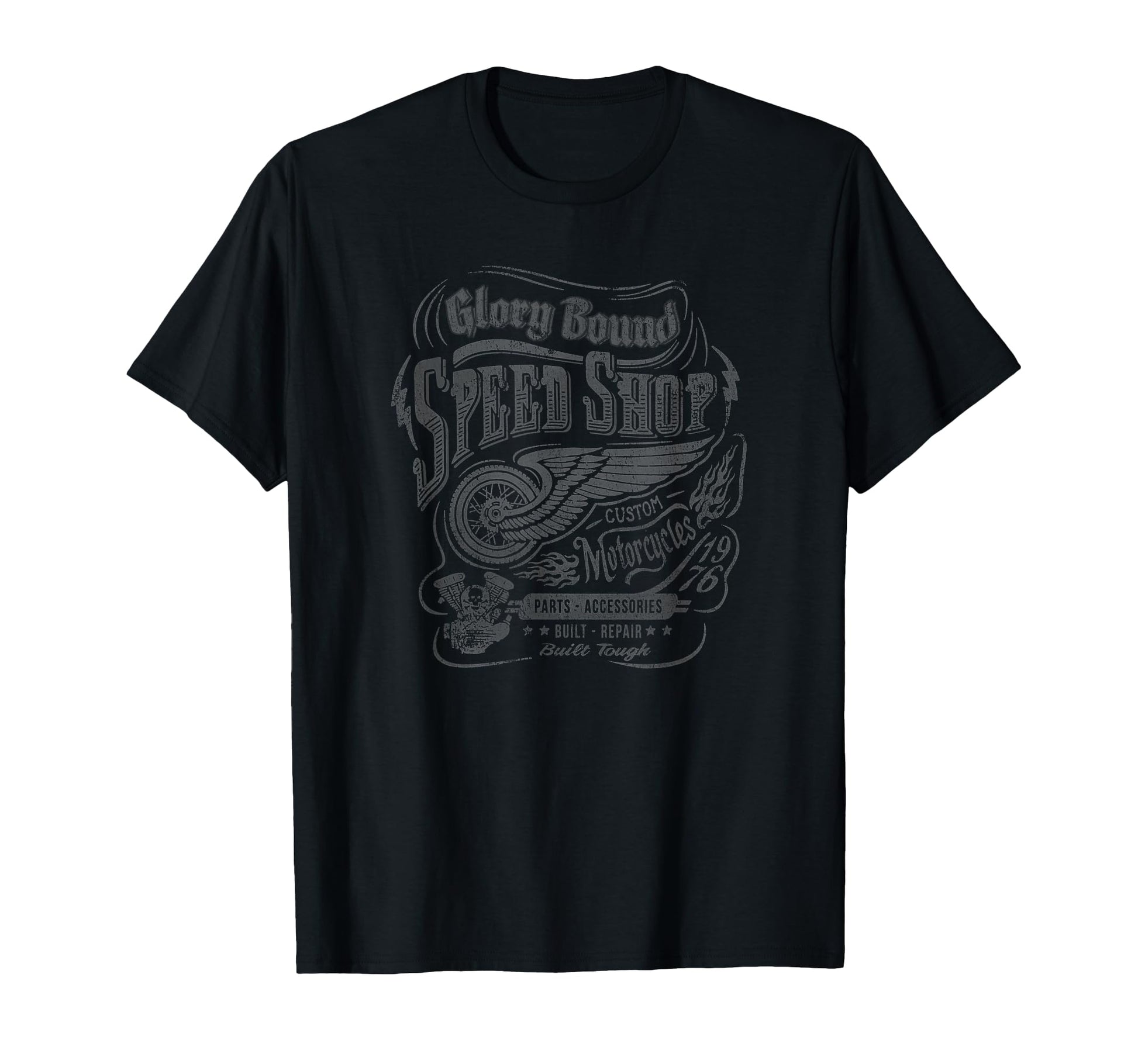 Trendy Glory Bound Speed Shop T-Shirt - Casual Everyday Wear for Adults - T-Shirt, Sweatshirt, Hoodie