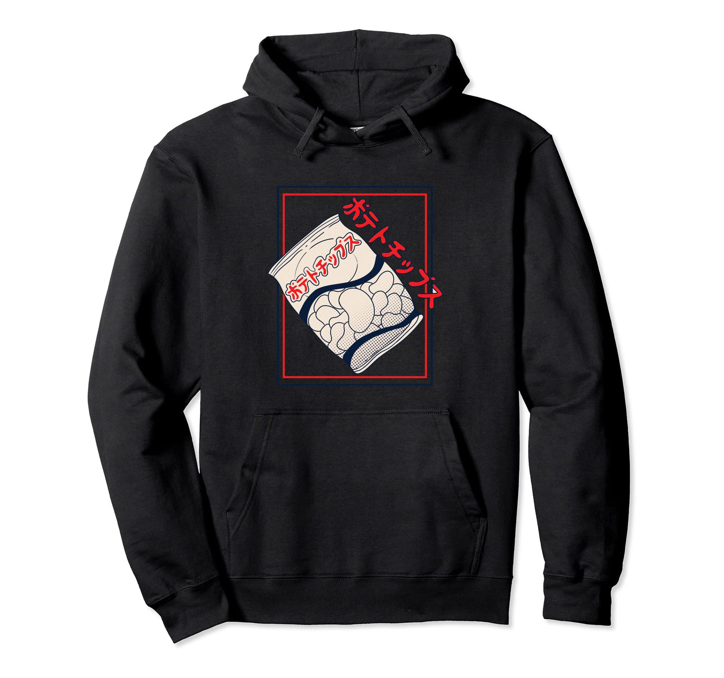 Japanese Chips Harajuku Vaporwave Tokyo Hoodie - Fun Novelty Design Unisex - T-Shirt, Sweatshirt, Hoodie