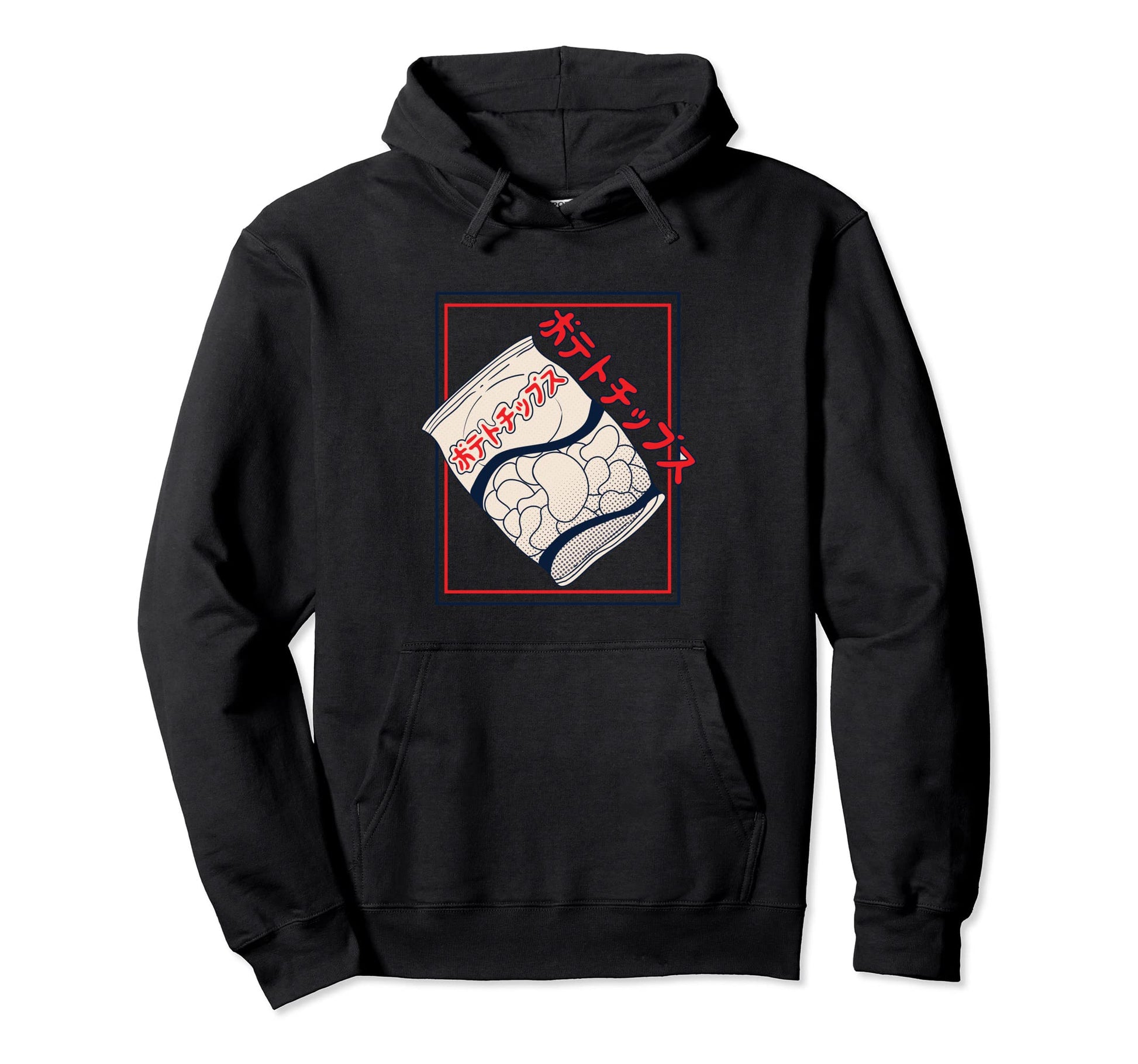 Japanese Chips Harajuku Vaporwave Tokyo Hoodie - Fun Novelty Design Unisex - T-Shirt, Sweatshirt, Hoodie