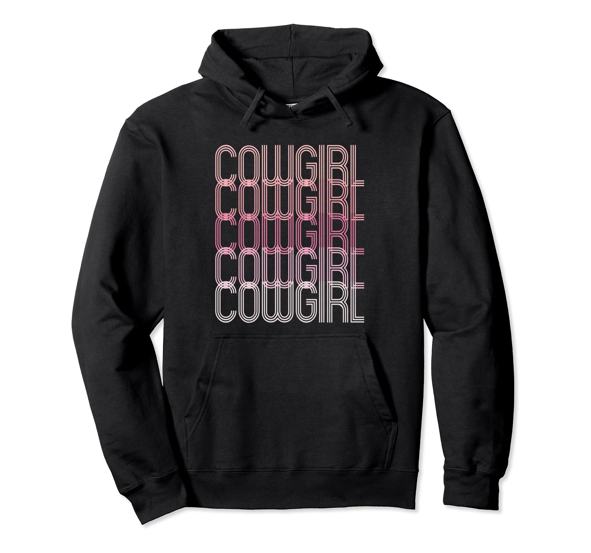 Cowgirl Western Country Hoodie - Minimalist Print Men Women - T-Shirt, Sweatshirt, Hoodie