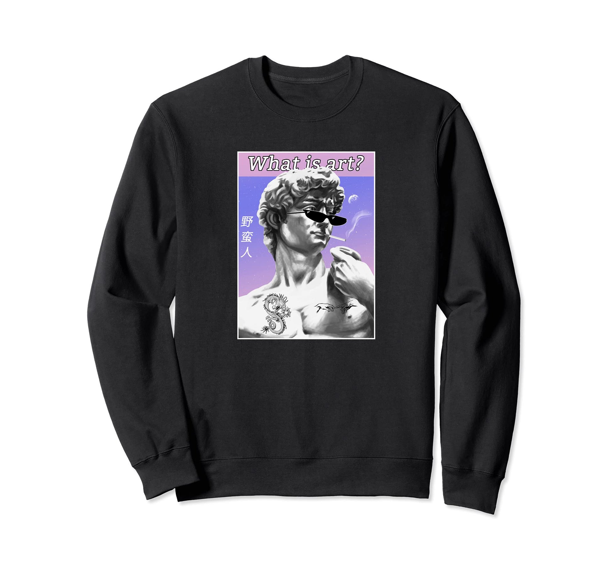 Meme Michelangelo 90S Aesthetic Sweatshirt - Novelty Apparel Men Women - T-Shirt, Sweatshirt, Hoodie
