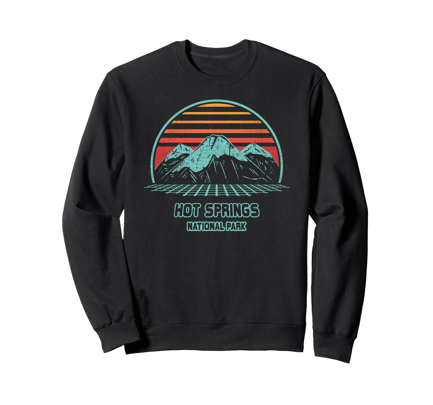 Hot Springs National Park Hiking Sweatshirt - Custom Art Print Men Women - T-Shirt, Sweatshirt, Hoodie