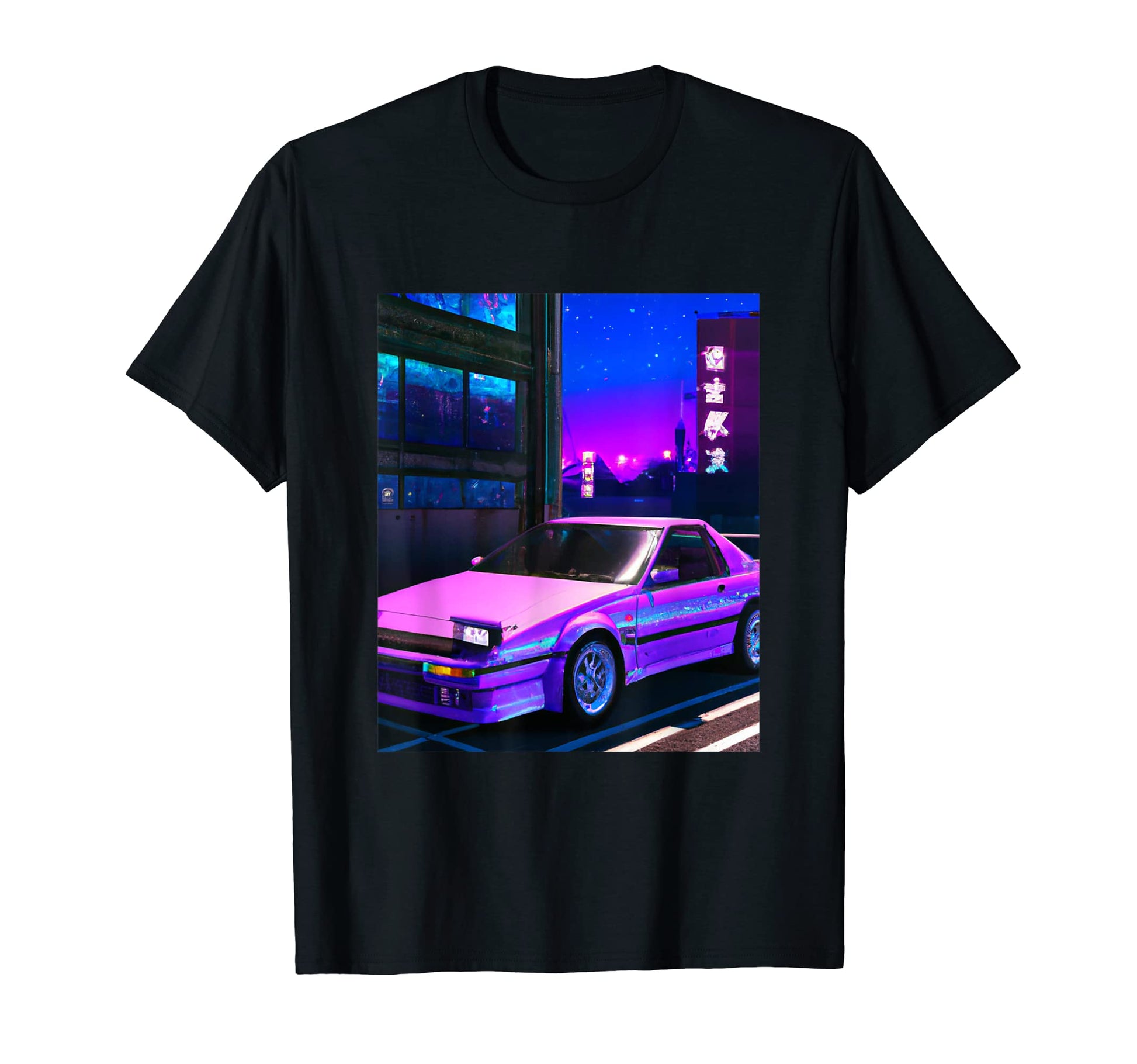 Vaporwave Aesthetic Synthwave City T-Shirt - Trendy Graphic for Adults - T-Shirt, Sweatshirt, Hoodie