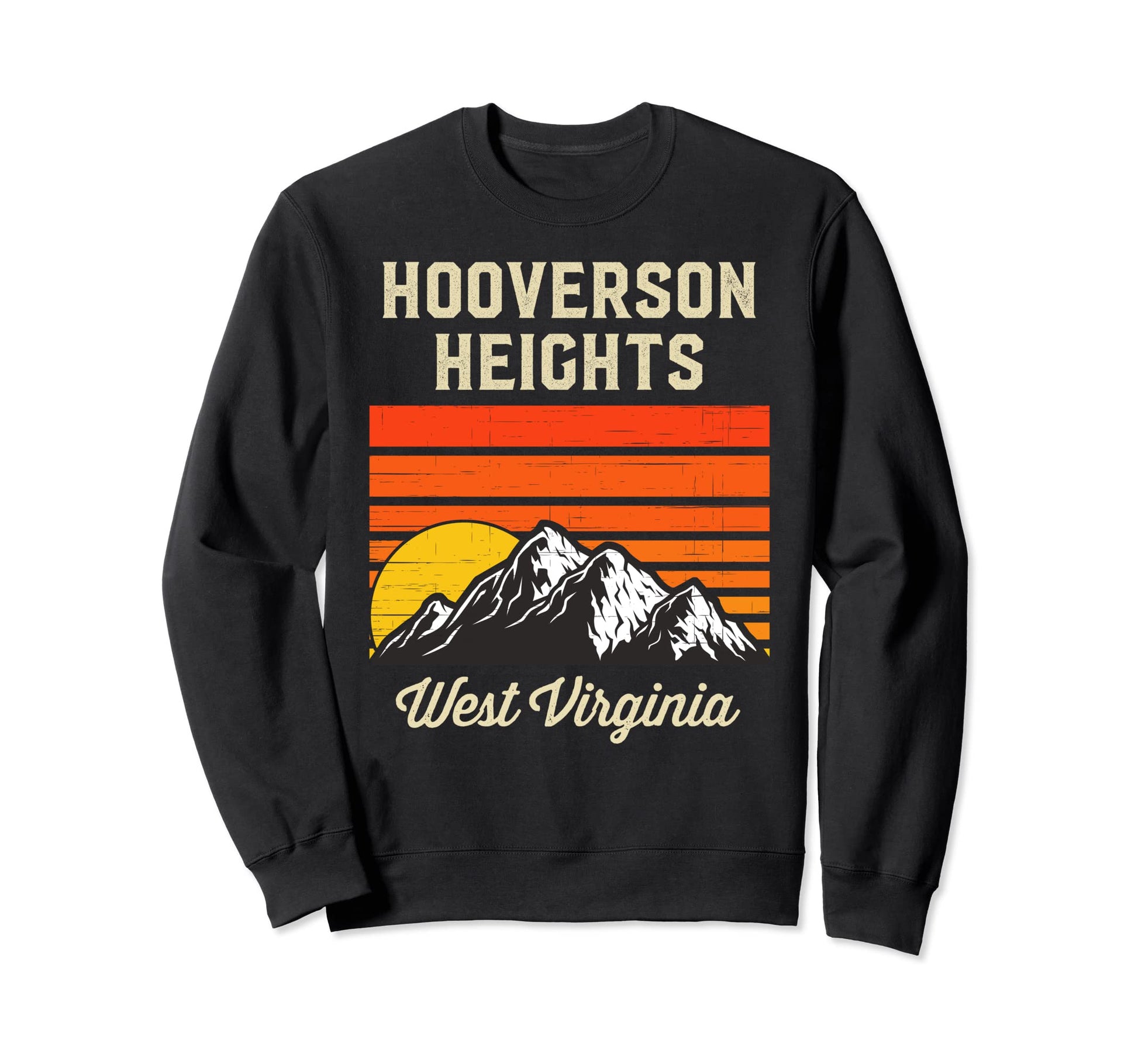 Hooverson Heights West Virginia Sweatshirt - Custom Art Print for Adults - T-Shirt, Sweatshirt, Hoodie