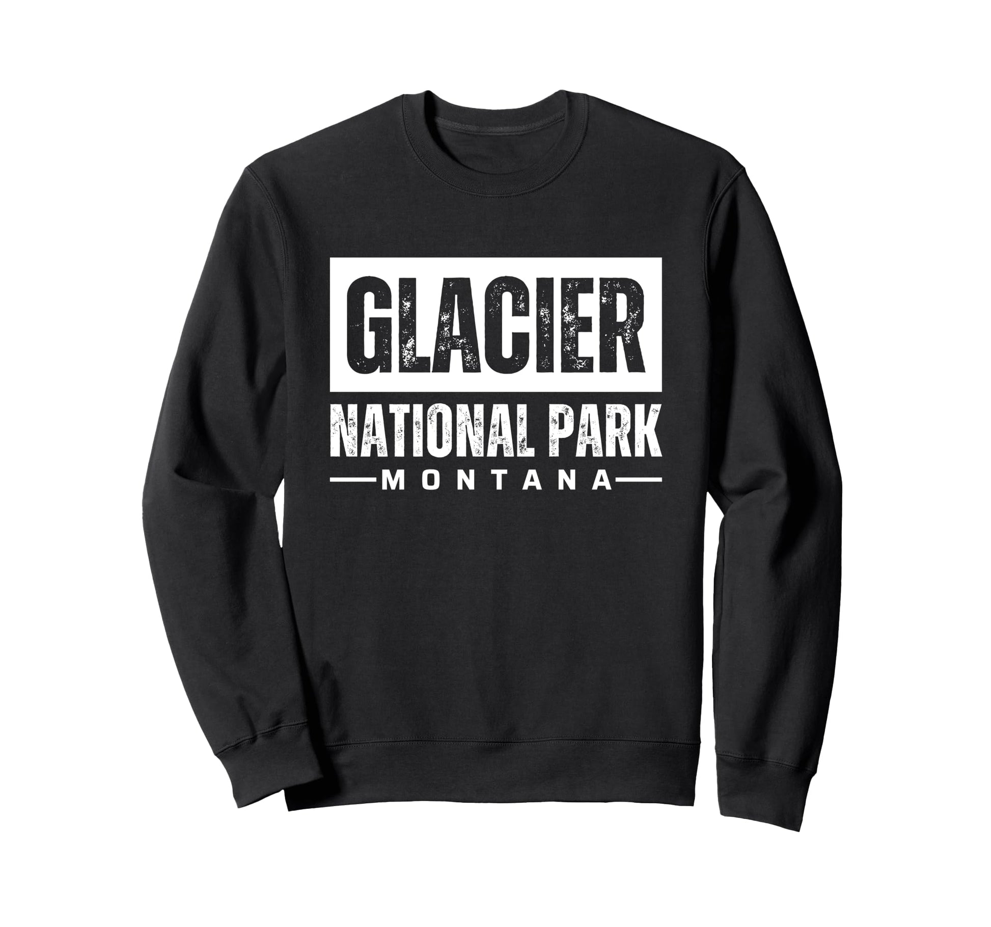 Glacier National Park Souvenirs Sweatshirt - Aesthetic Graphic for Adults - T-Shirt, Sweatshirt, Hoodie