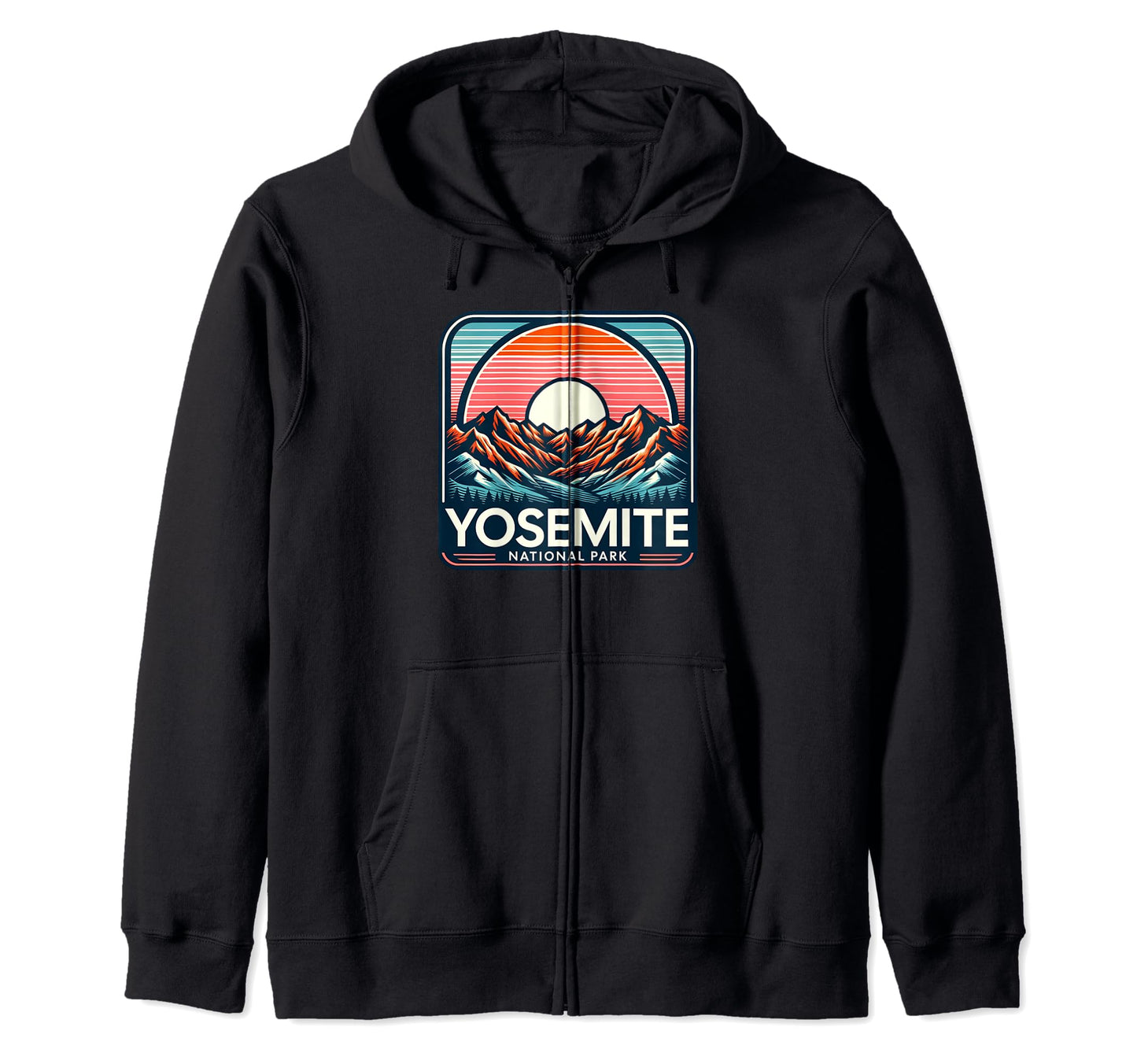 Yosemite National Park California Sweatshirt - Unique Graphic for Adults - T-Shirt, Sweatshirt, Hoodie