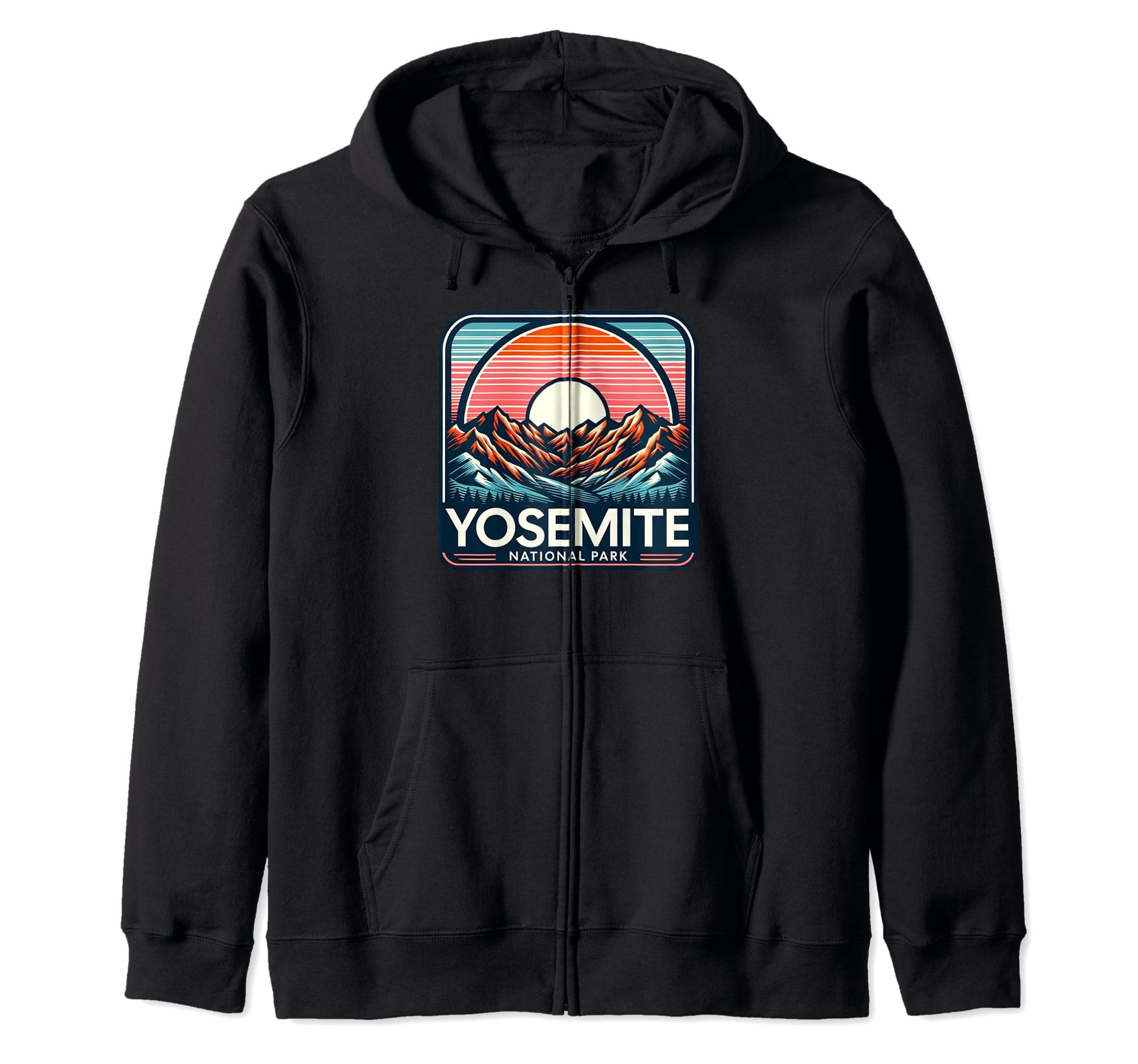 Yosemite National Park California Sweatshirt - Unique Graphic for Adults - T-Shirt, Sweatshirt, Hoodie