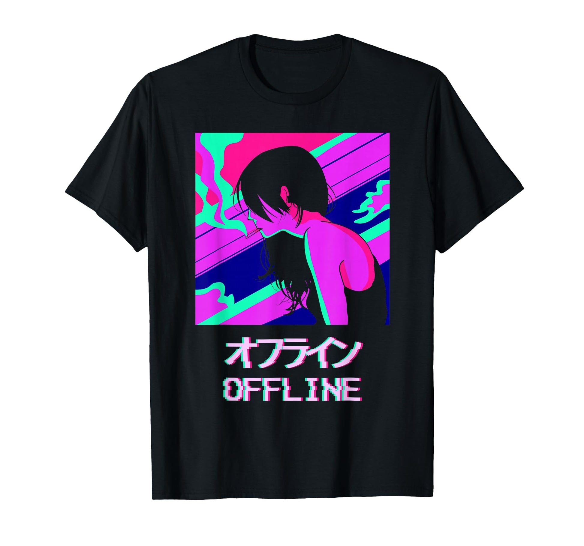 Japanese Offline Lofi Anime T-Shirt - Fun Novelty Design Men Women - T-Shirt, Sweatshirt, Hoodie