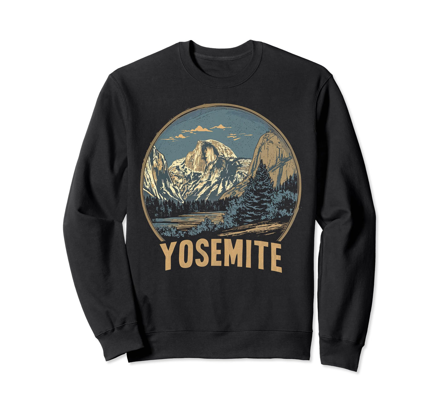 Yosemite Us National Park Sweatshirt - Trendy Graphic for Adults - T-Shirt, Sweatshirt, Hoodie