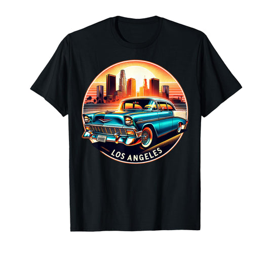 1955 55 56 57 Bel Air Sunset Silhouette T-Shirt - Fun Novelty Design Unisex - T-Shirt, Sweatshirt, Hoodie
