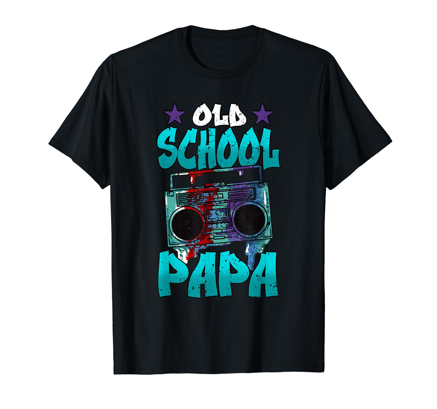Old School Papa Boombox Hip Hop Trap Music T-Shirt - Trendy Graphic Unisex - T-Shirt, Sweatshirt, Hoodie