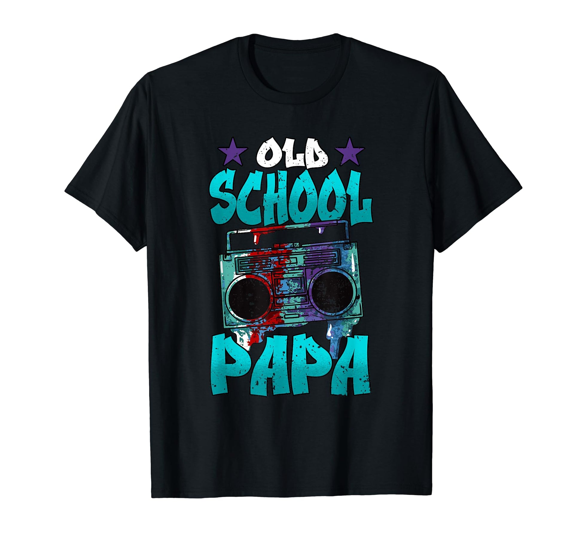 Old School Papa Boombox Hip Hop Trap Music T-Shirt - Trendy Graphic Unisex - T-Shirt, Sweatshirt, Hoodie