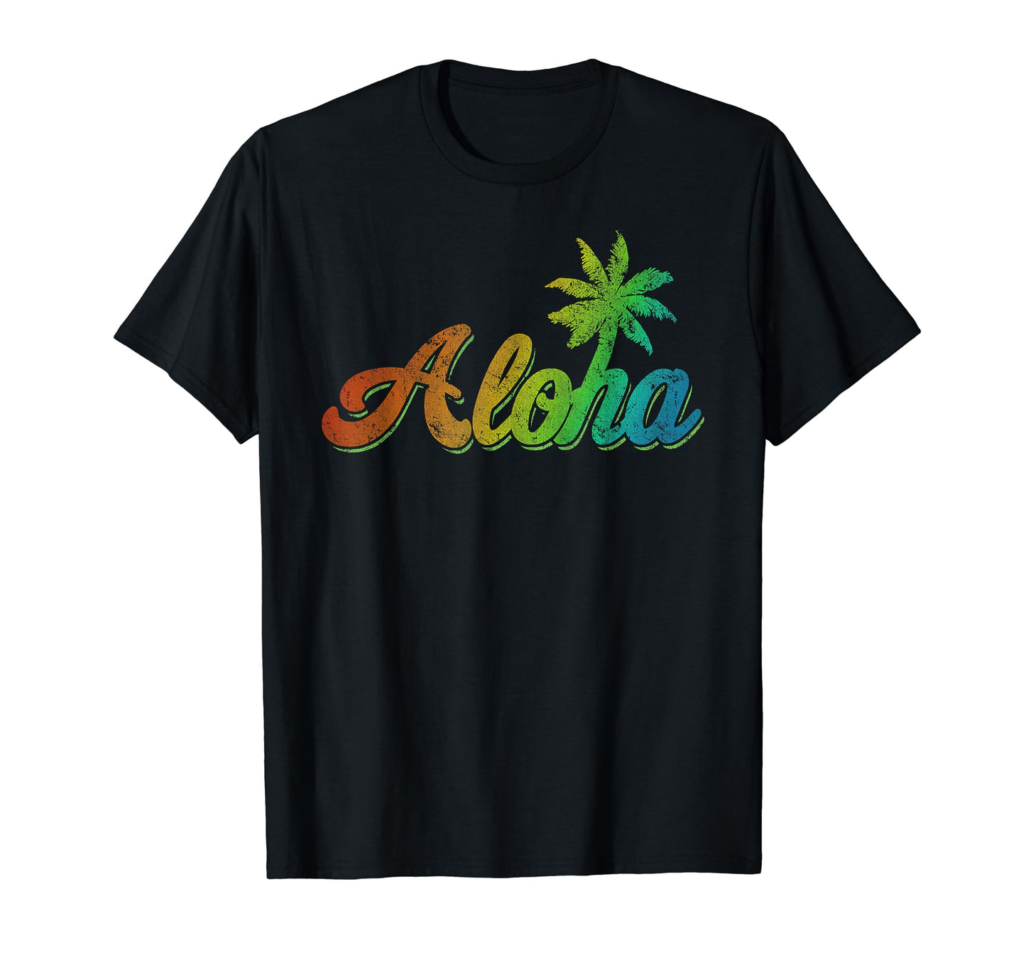 Aloha Hawaii Hawaiian Rainbow T-Shirt - Streetwear Style Unisex - T-Shirt, Sweatshirt, Hoodie