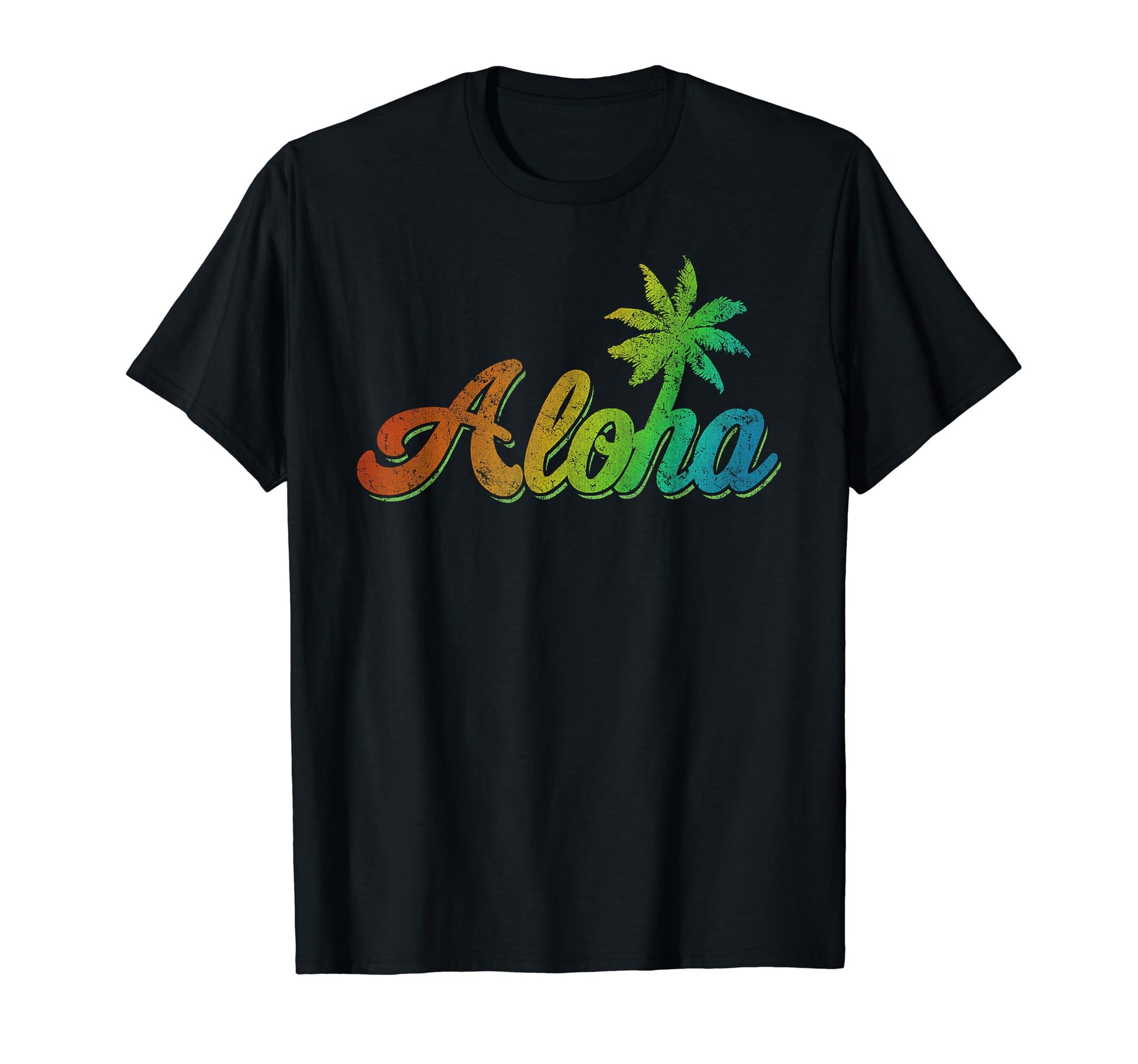 Aloha Hawaii Hawaiian Rainbow T-Shirt - Streetwear Style Unisex - T-Shirt, Sweatshirt, Hoodie