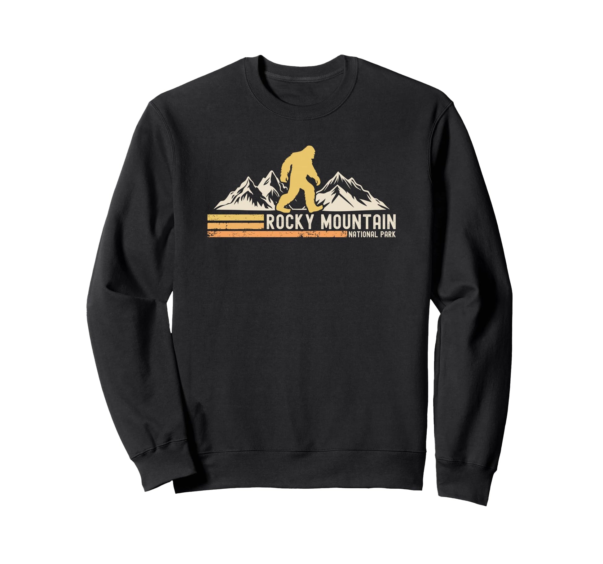 Bigfoot Rocky Mountain National Park Sweatshirt - Graphic Print Men Women - T-Shirt, Sweatshirt, Hoodie