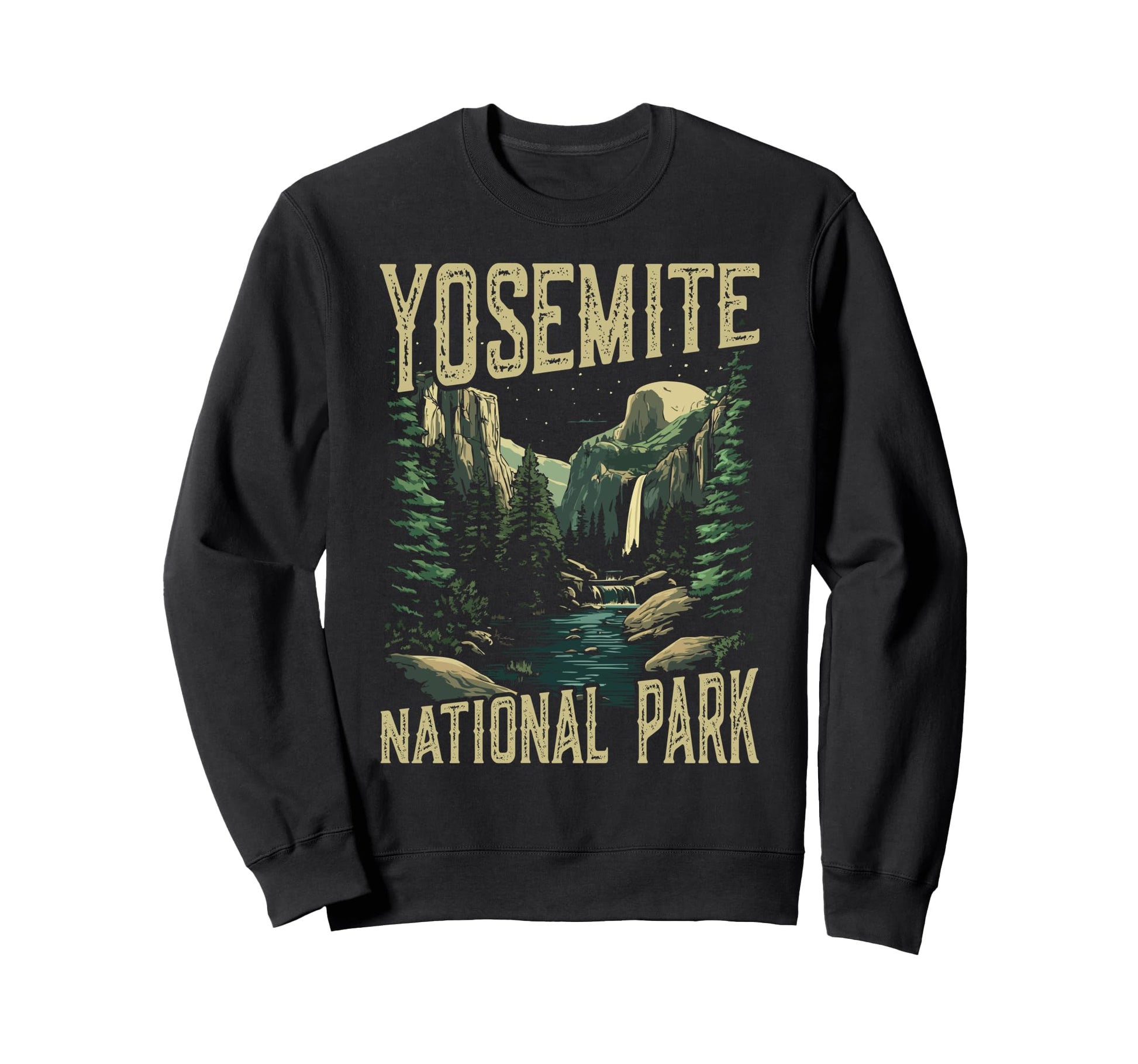 Yosemite National Park Sweatshirt - Graphic Print Unisex - T-Shirt, Sweatshirt, Hoodie