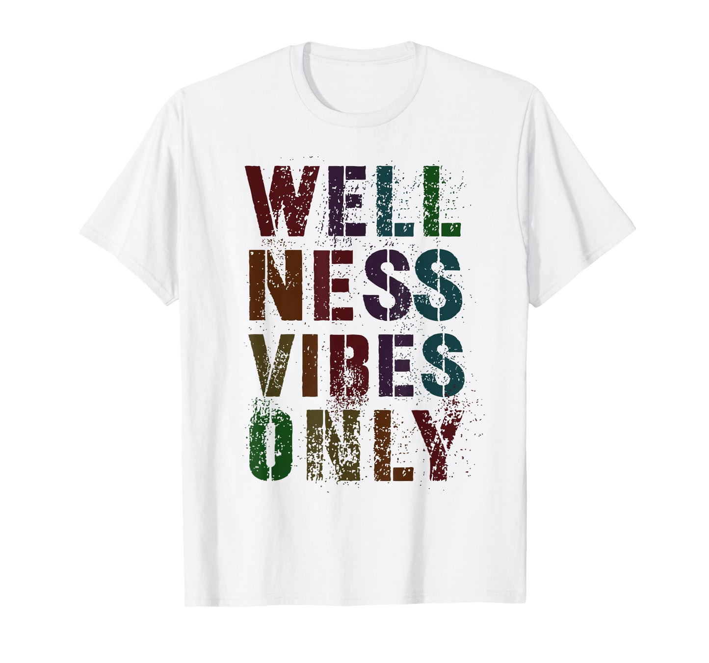 Wellness Vibes Only Rocks Health T-Shirt - Fun Novelty Design for Adults - T-Shirt, Sweatshirt, Hoodie