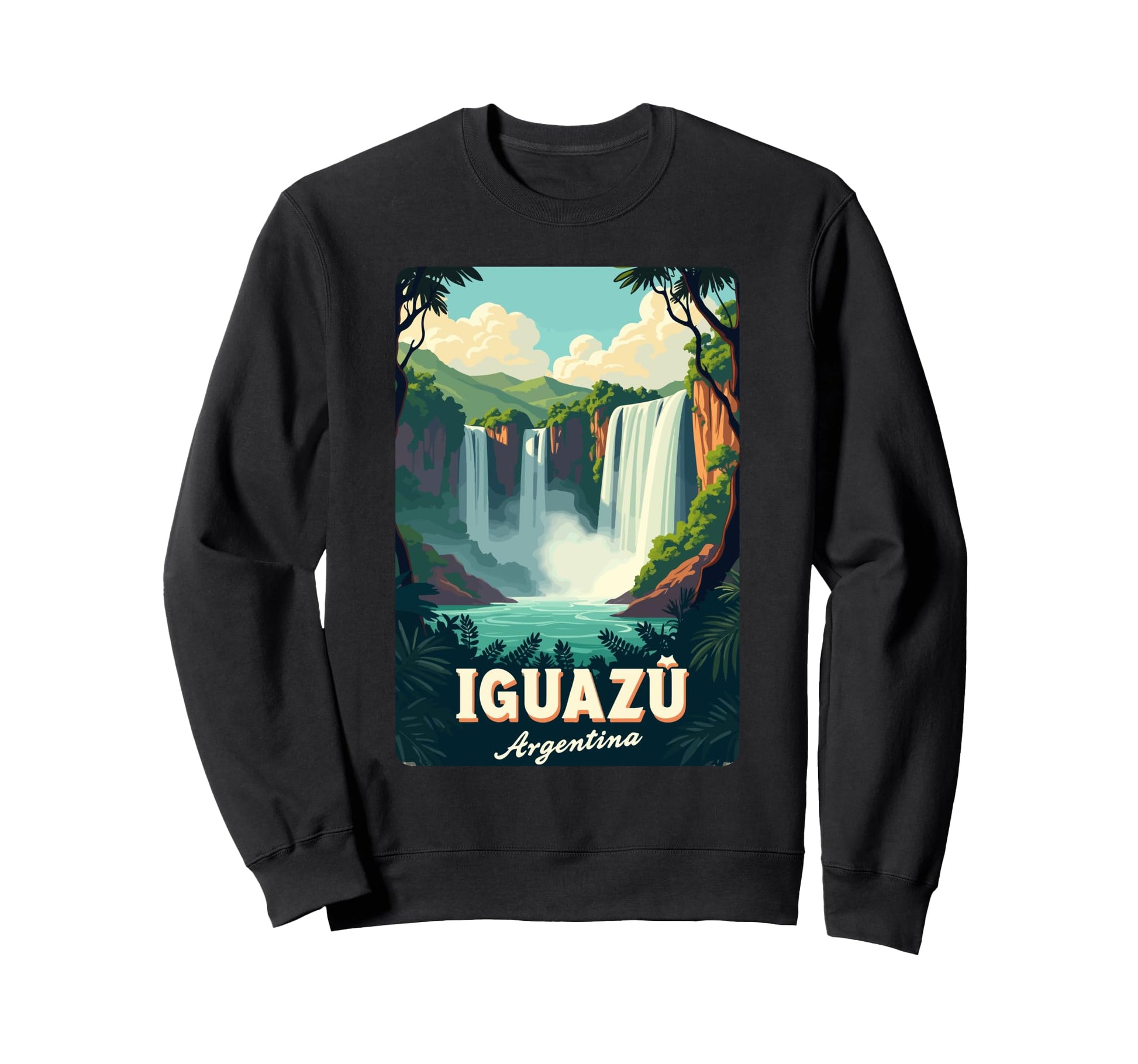 Iguaz Falls National Park Sweatshirt - Casual Everyday Wear Men Women - T-Shirt, Sweatshirt, Hoodie