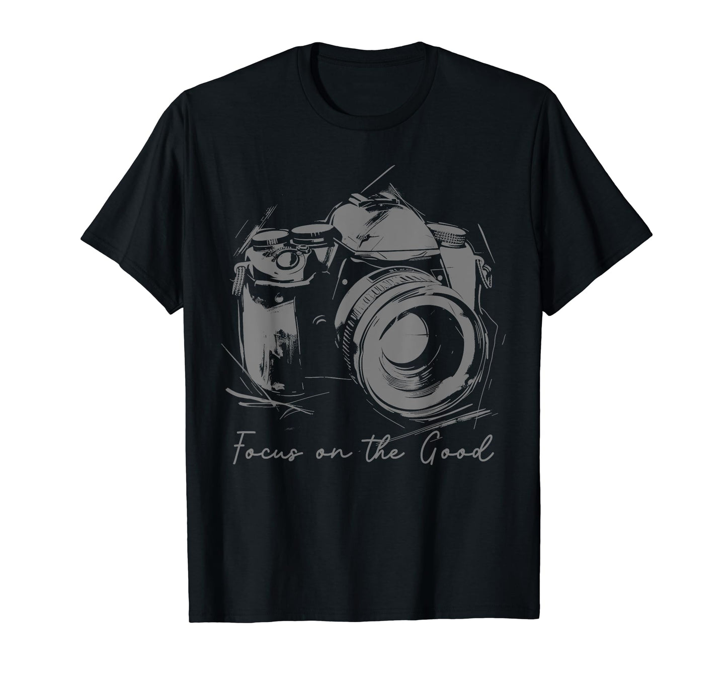 Photographer Focus Good Camera T-Shirt - Minimalist Print Unisex - T-Shirt, Sweatshirt, Hoodie