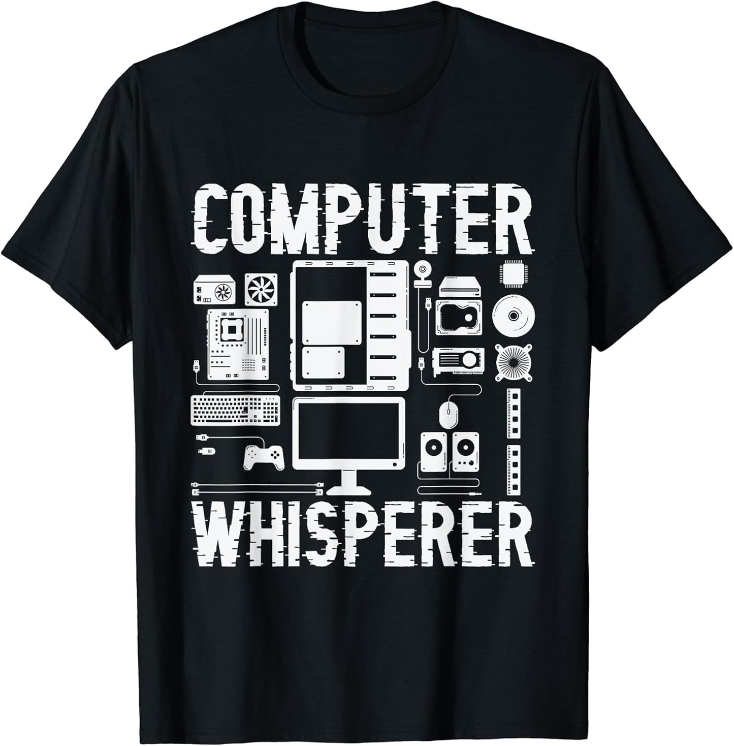 Computer Whisperer Tech Supports Programmer - Adult & Kids T-Shirts, Sweatshirts & Hoodies apparel design preview 1
