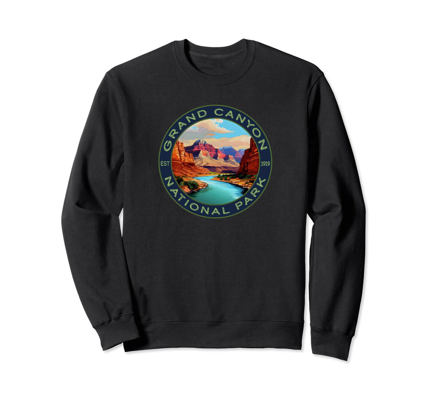 Grand Canyon National Park Az Usa Sweatshirt - Custom Art Print Unisex - T-Shirt, Sweatshirt, Hoodie