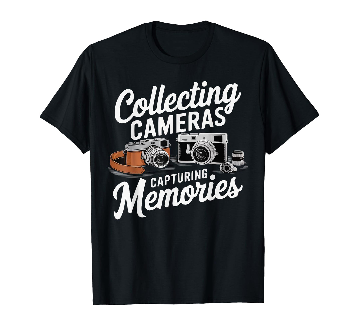 Camera Collector Cameraman T-Shirt - Casual Everyday Wear for Adults - T-Shirt, Sweatshirt, Hoodie