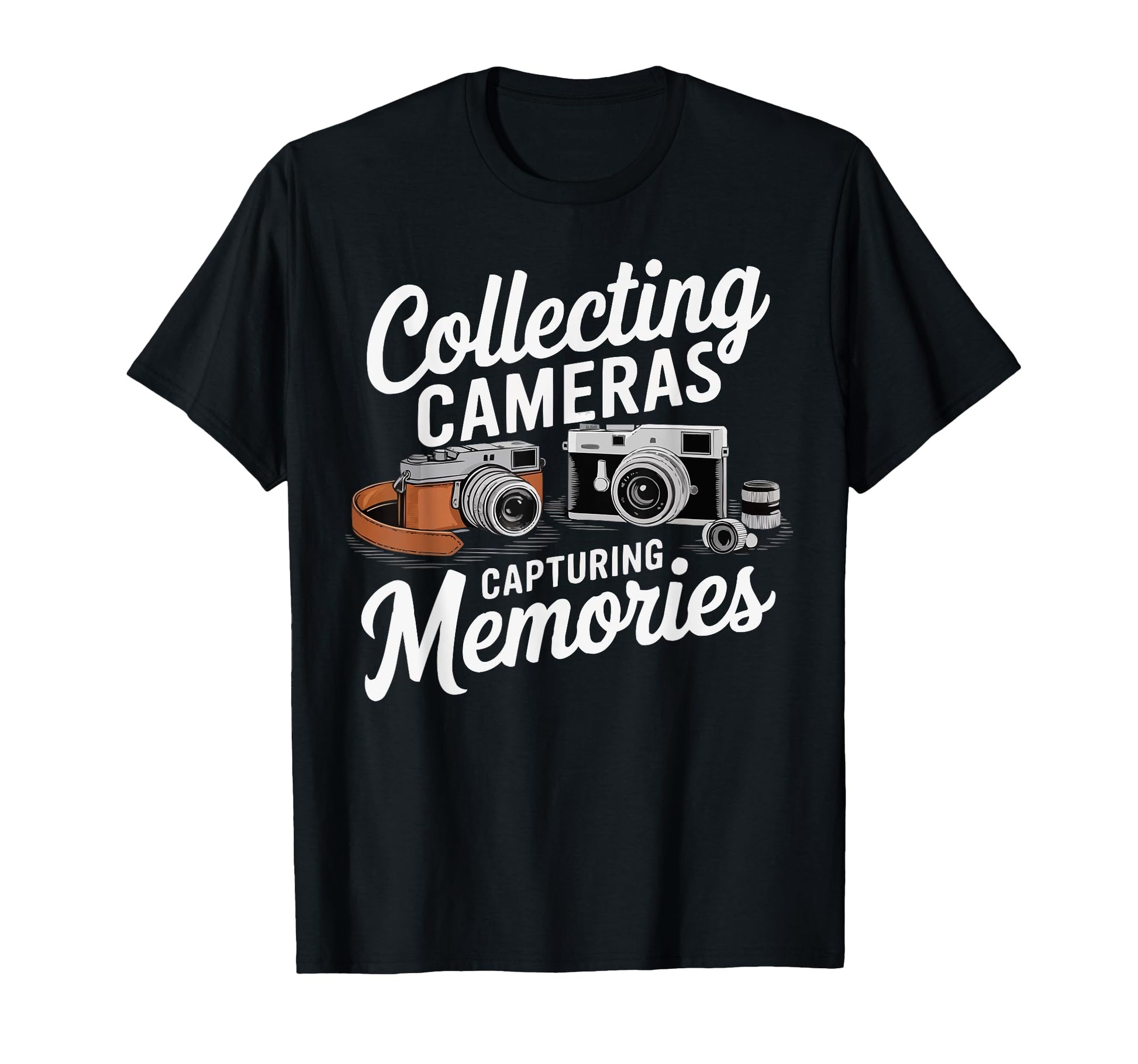 Camera Collector Cameraman T-Shirt - Casual Everyday Wear for Adults - T-Shirt, Sweatshirt, Hoodie