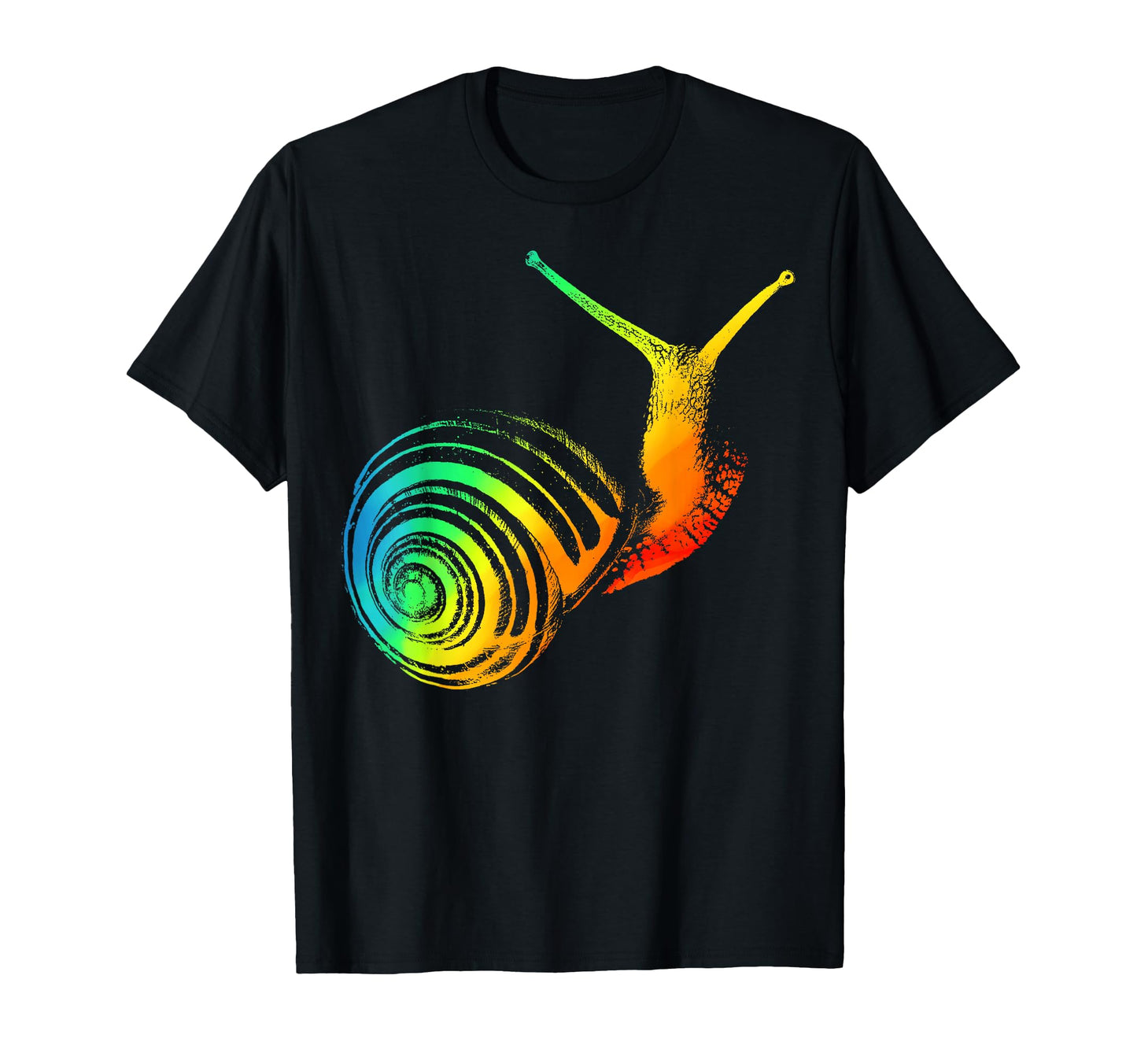 Snail Colorful Rainbow T-Shirt - Novelty Apparel for Adults - T-Shirt, Sweatshirt, Hoodie