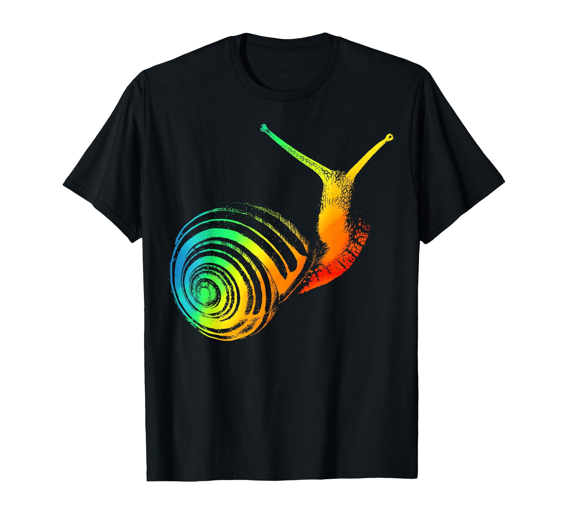 Snail Colorful Rainbow T-Shirt - Novelty Apparel for Adults - T-Shirt, Sweatshirt, Hoodie