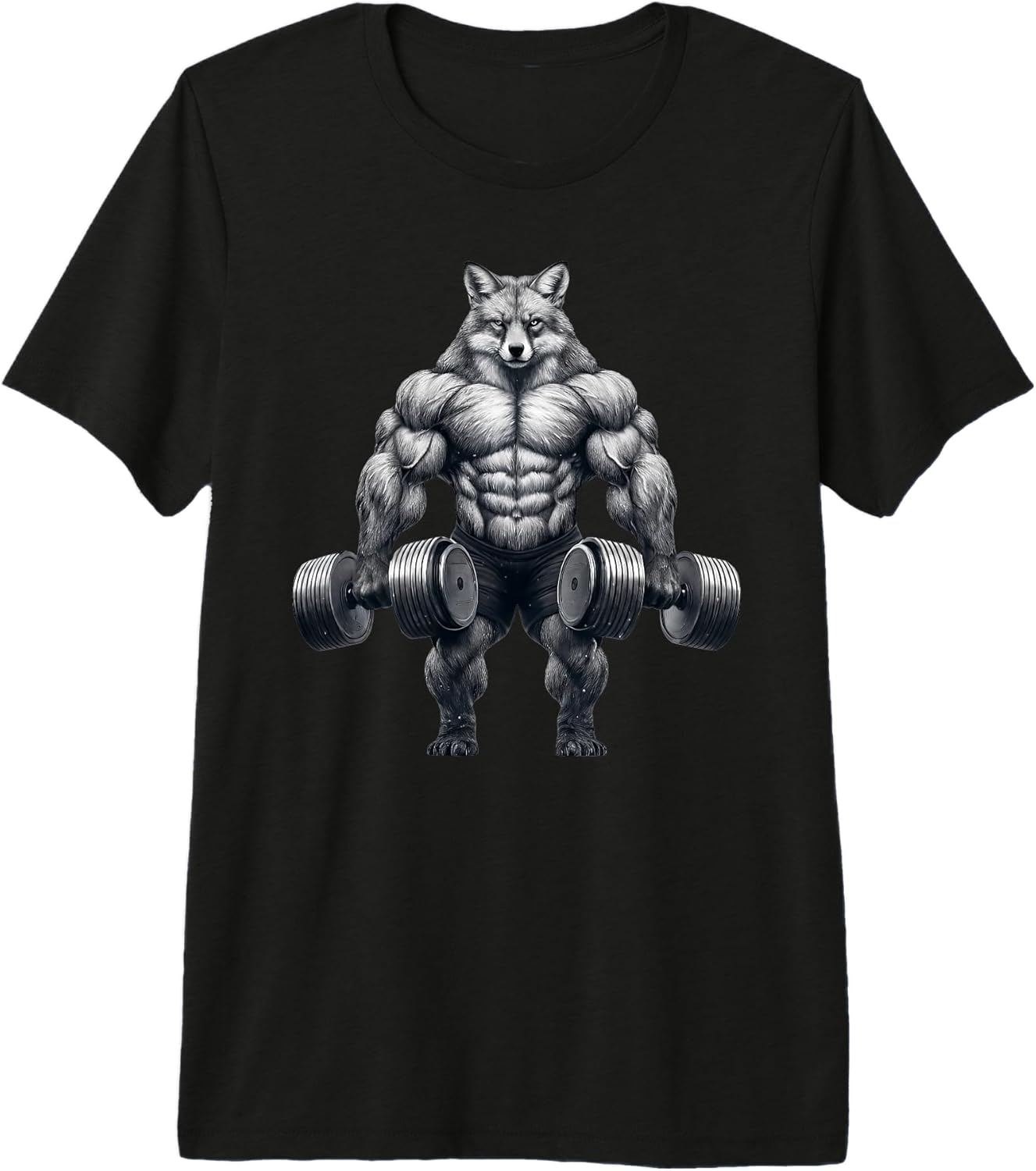 Fox Powerlifting Weightlifting Gym Apparel - Adult & Kids T-Shirts, Sweatshirts & Hoodies apparel design preview 1