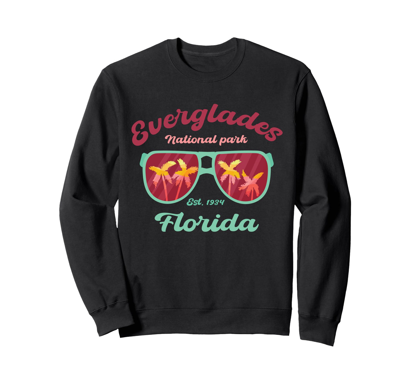 Everglades National Park Alligators Sweatshirt - Unique Graphic for Adults - T-Shirt, Sweatshirt, Hoodie