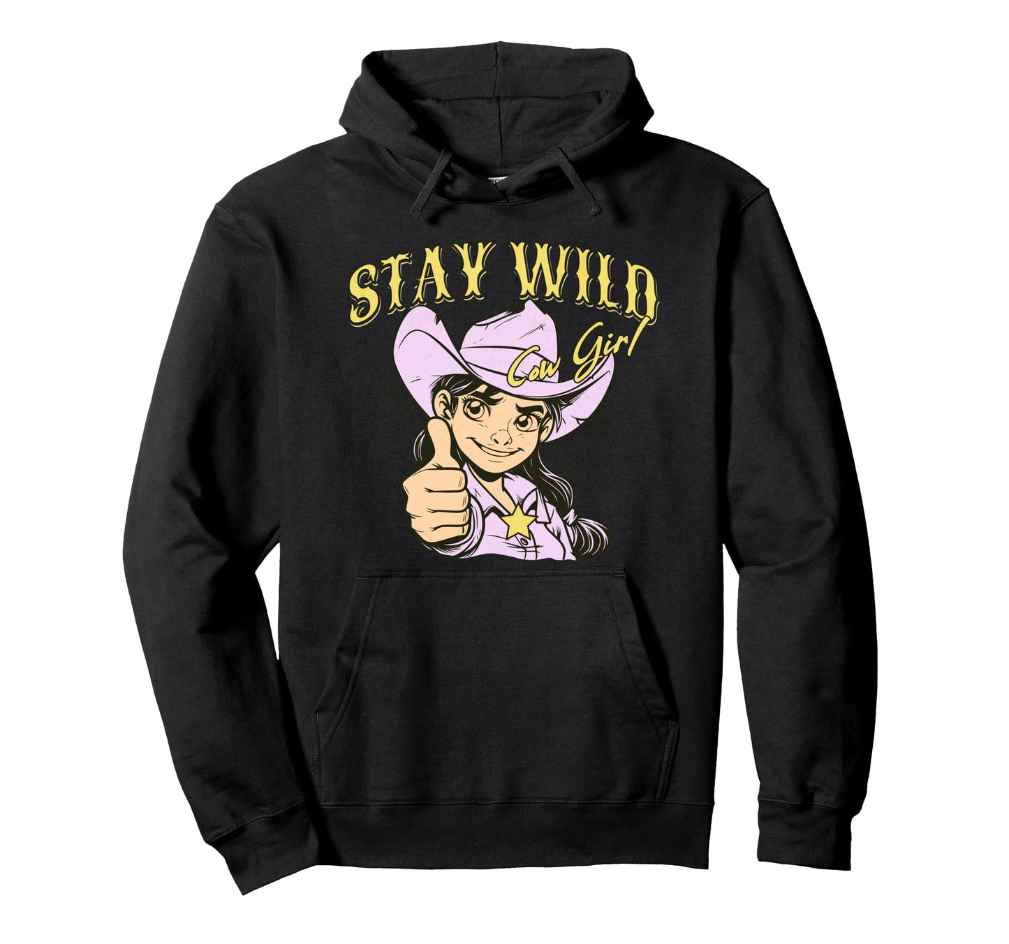 Cowgirl Cowboy Western Cowboy Hoodie - Casual Everyday Wear for Adults - T-Shirt, Sweatshirt, Hoodie