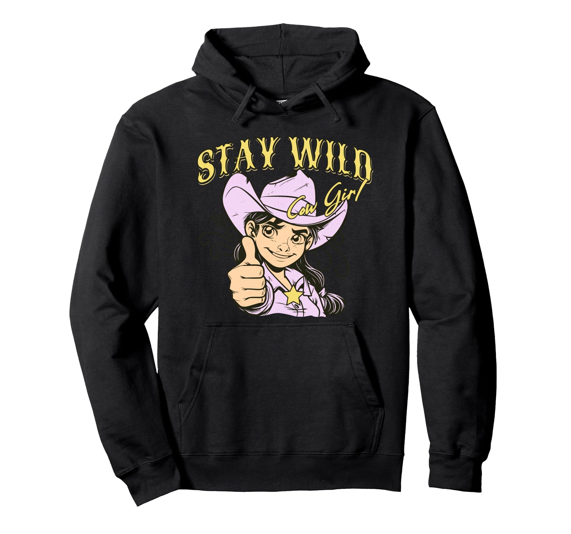 Cowgirl Cowboy Western Cowboy Hoodie - Casual Everyday Wear for Adults - T-Shirt, Sweatshirt, Hoodie
