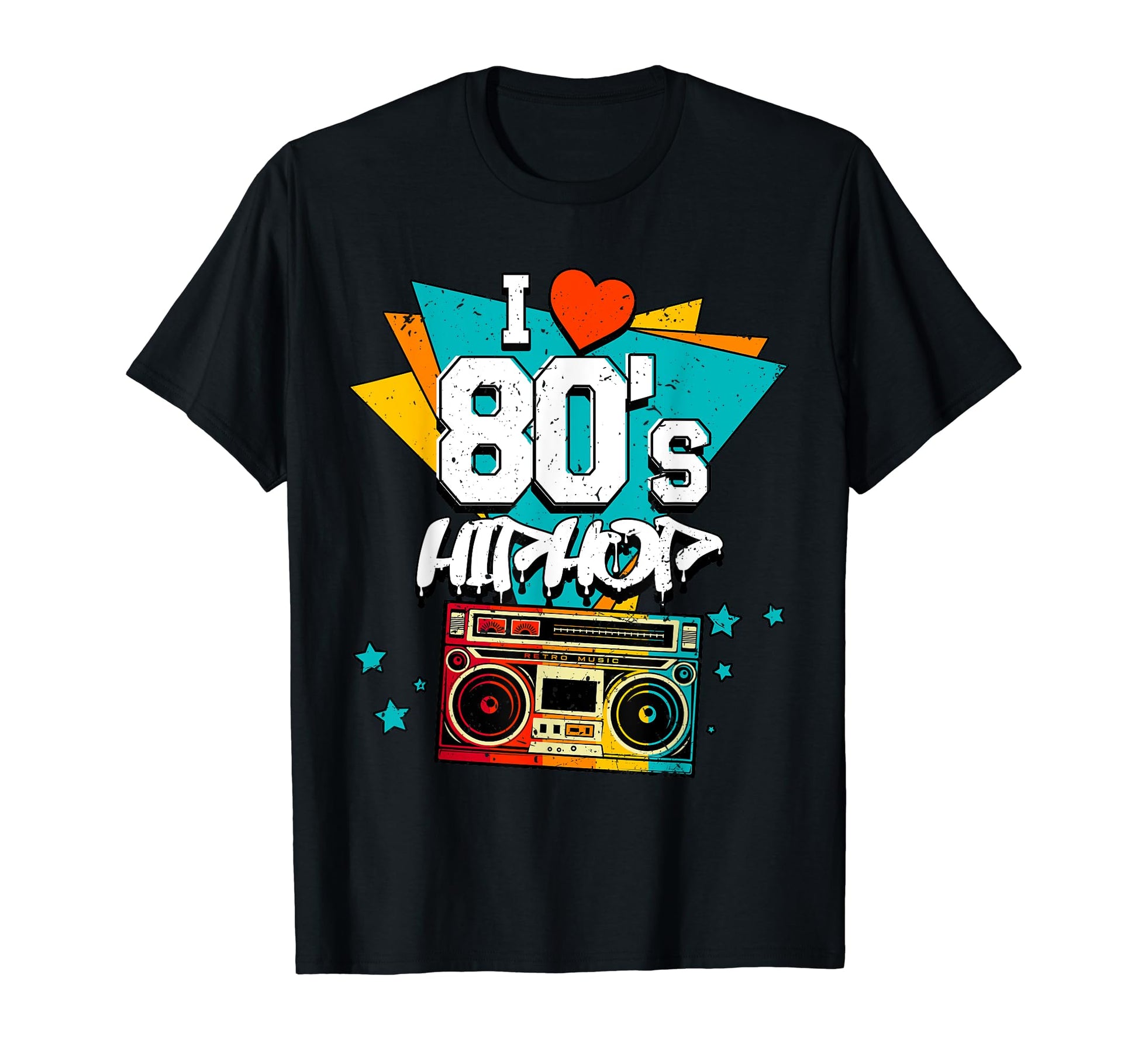 I Love 80S Hip Hop Old School Trap T-Shirt - Minimalist Print Men Women - T-Shirt, Sweatshirt, Hoodie