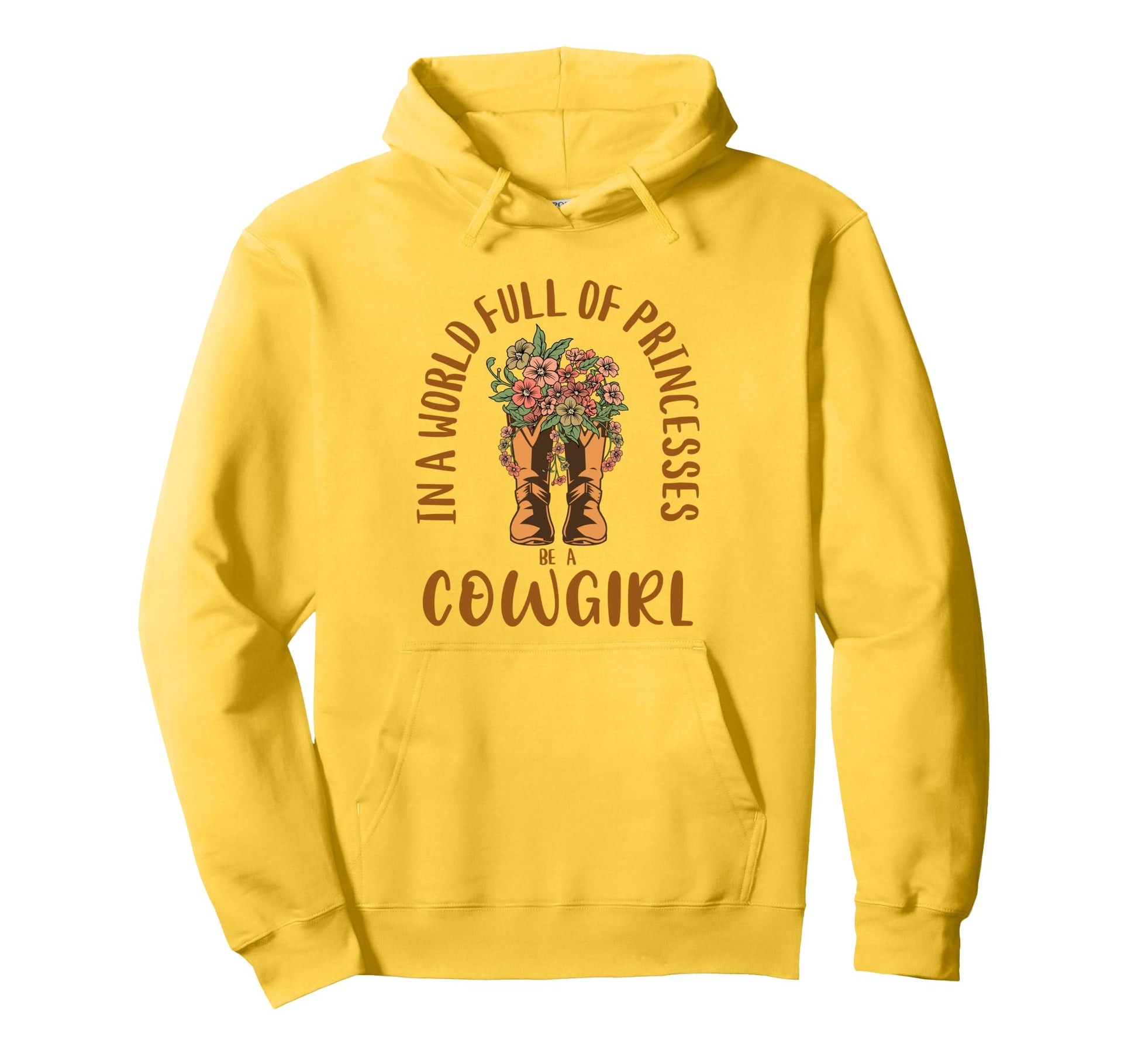 World Full Princesses Be Cowgirl Western Hoodie - Trendy Graphic Men Women - T-Shirt, Sweatshirt, Hoodie